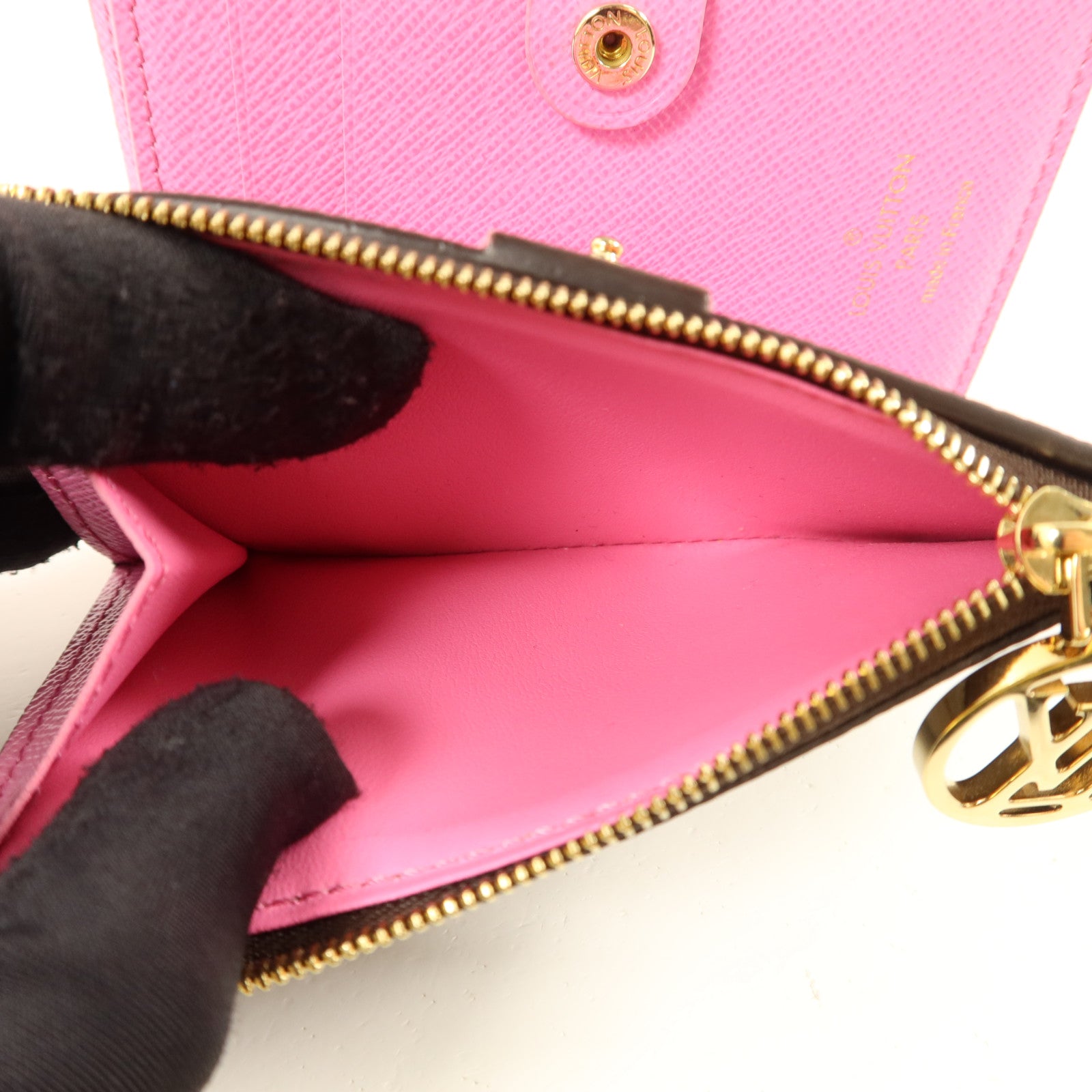 LOUIS VUITTON Monogram Lisa Wallet金扣錢包