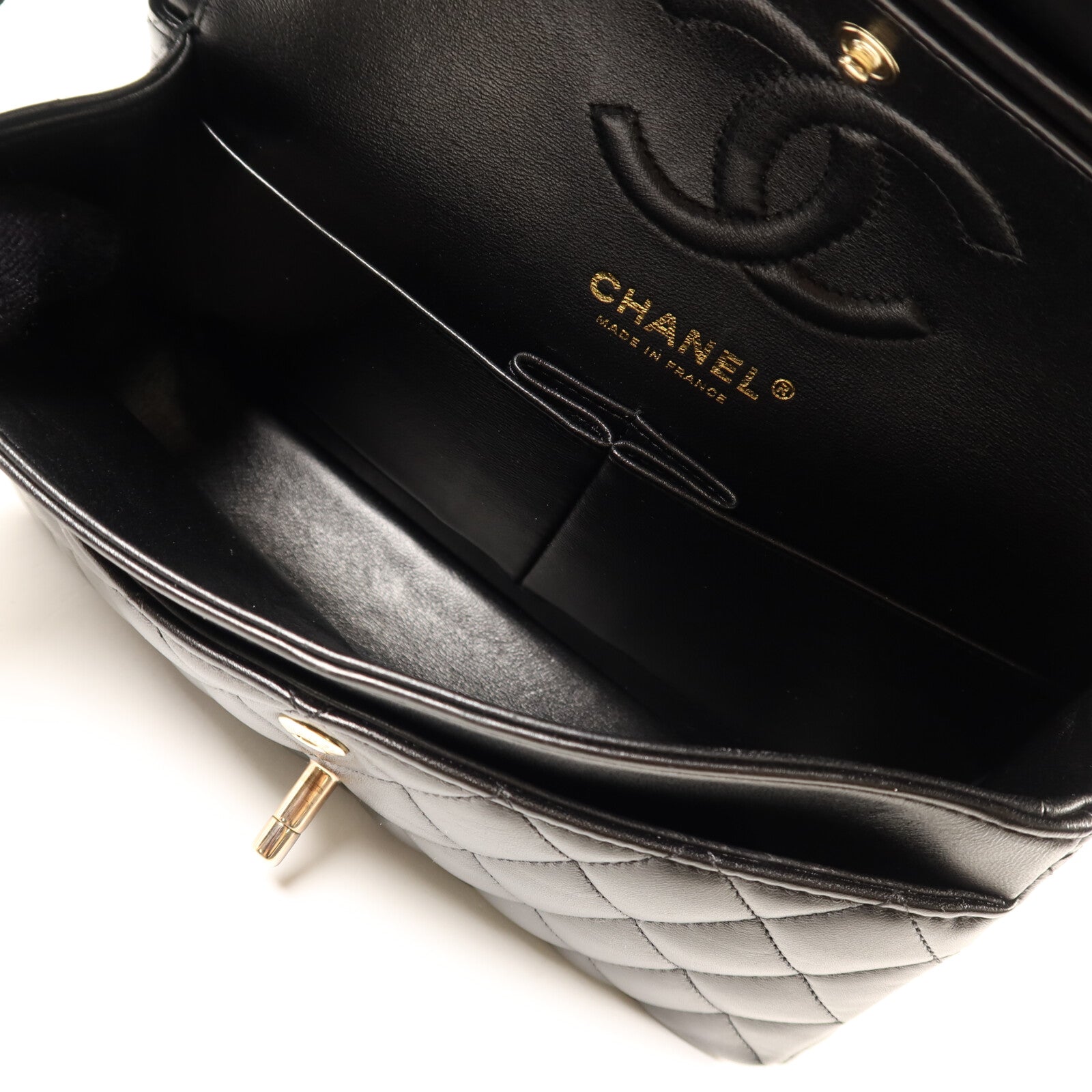 CHANEL 羊皮皮革Classic 23鏈帶肩背袋