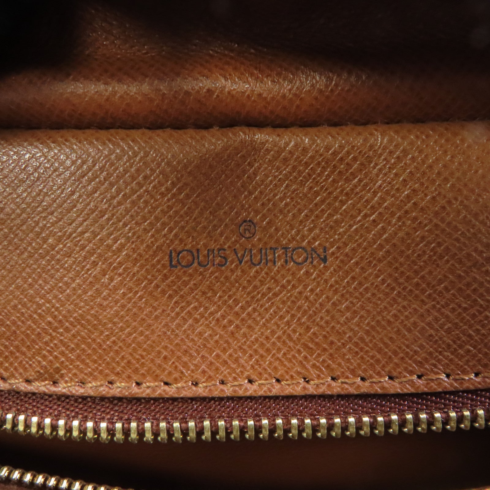 LOUIS VUITTON Monogram Nil金扣肩背袋啡色