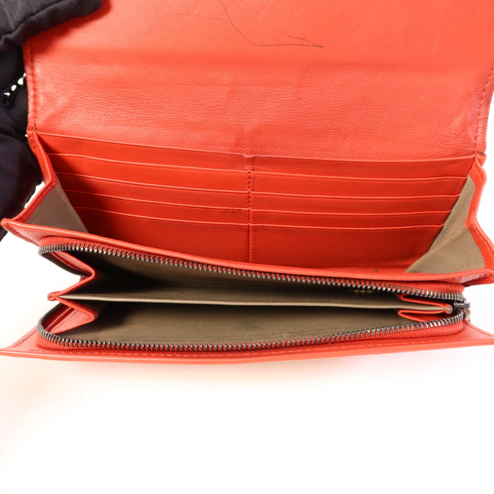 BOTTEGA VENETA 【激減優惠】牛皮皮革Long Bifold Wallet長錢包