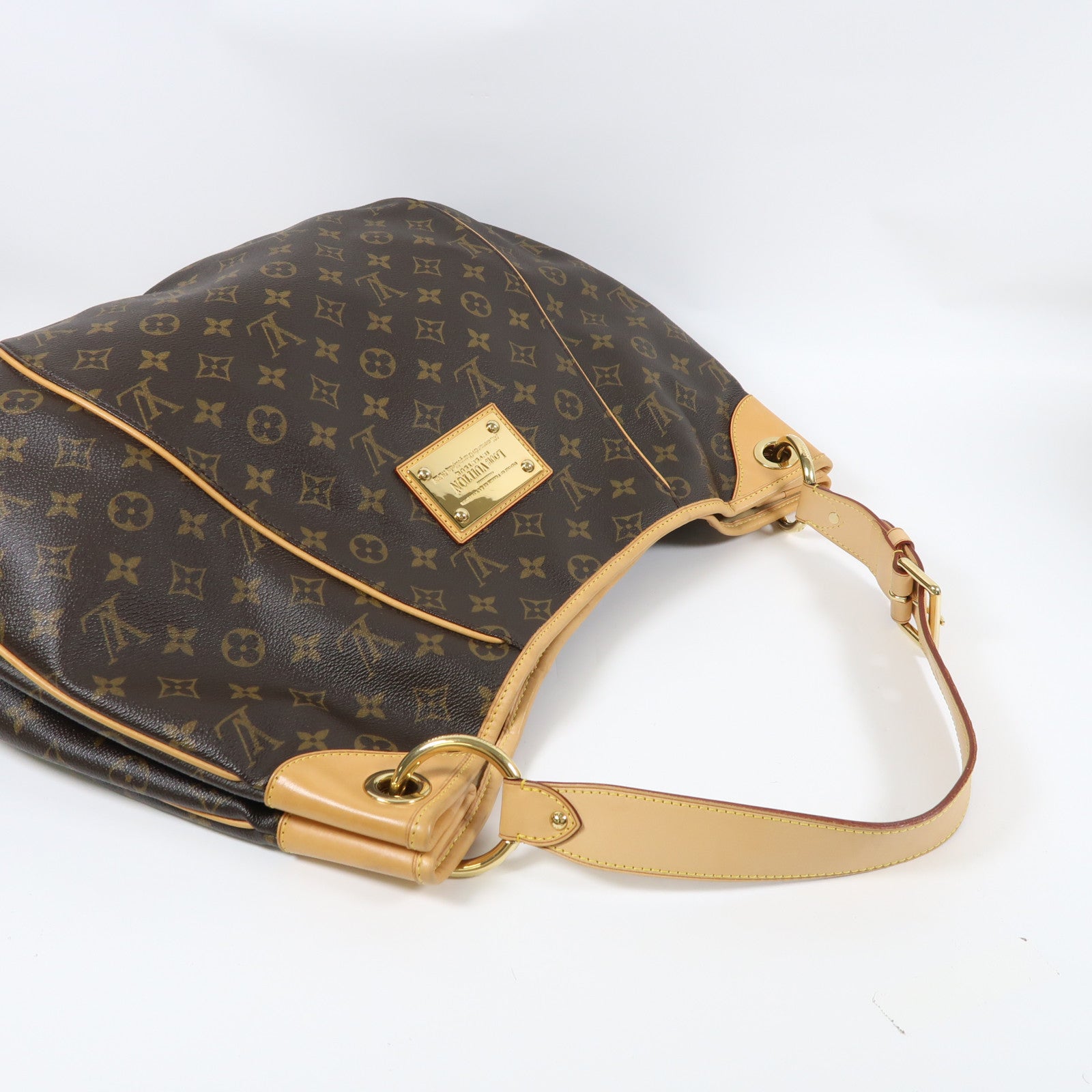 LOUIS VUITTON Monogram Galliera GM金扣肩背袋啡色