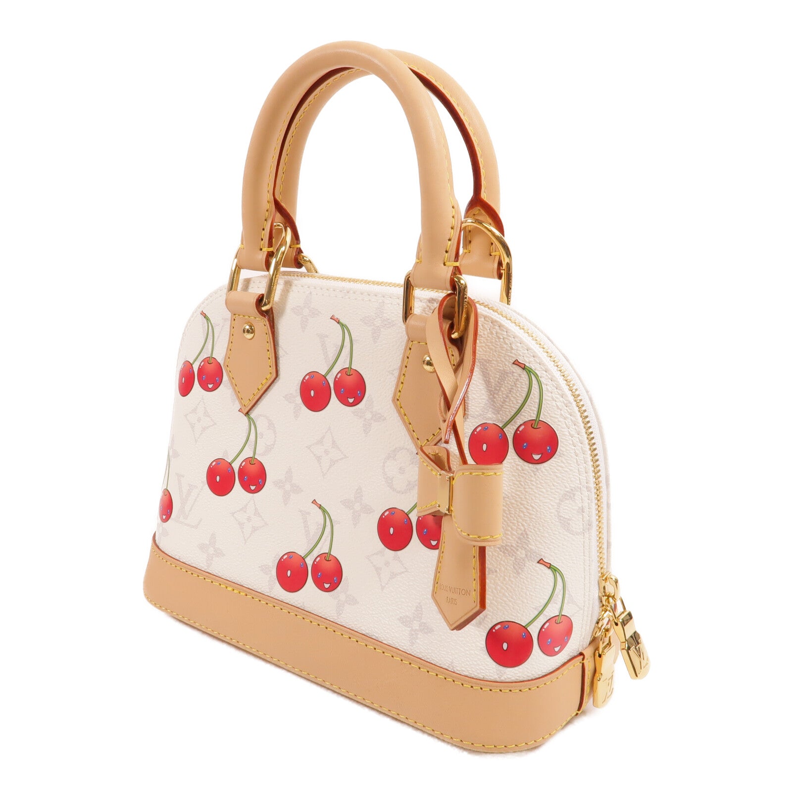 LOUIS VUITTON Monogram Cherry TM Cherry Alma BB手挽肩背兩用袋