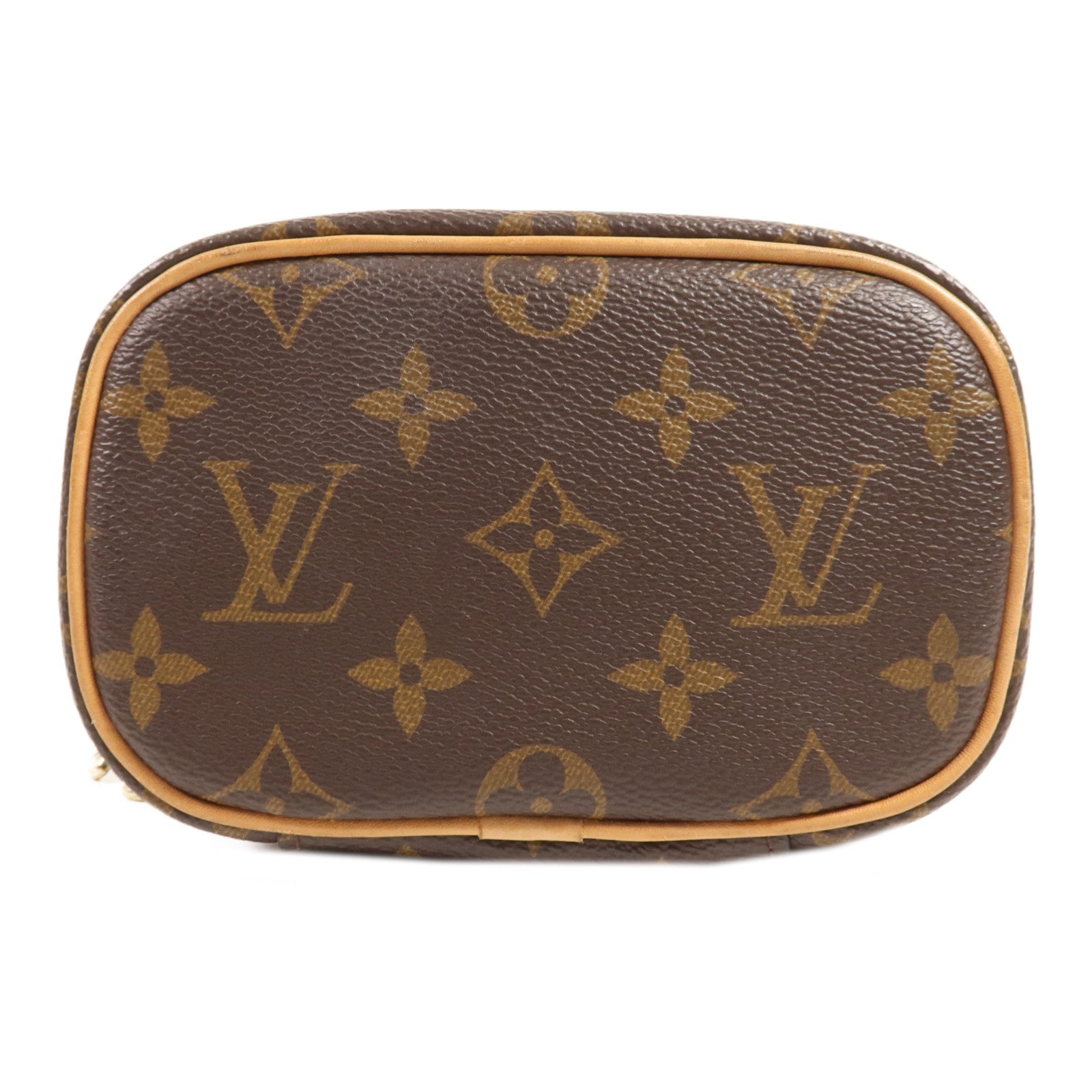 LOUIS VUITTON Monogram Nice Nano金扣化妝袋
