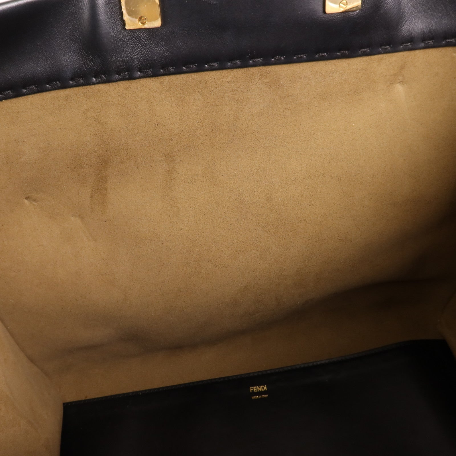 FENDI 牛皮皮革Sunshine Large金扣手挽袋