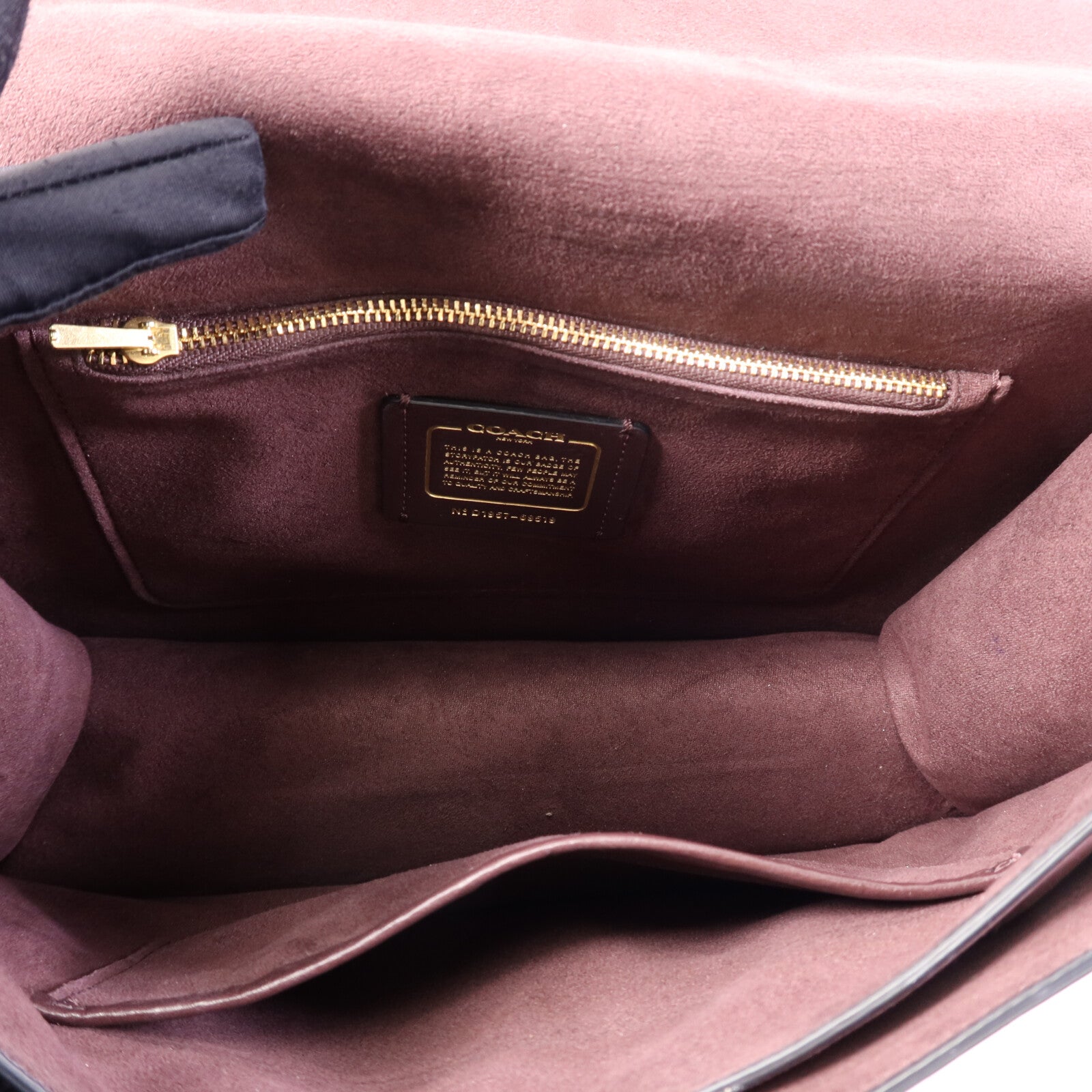 COACH 牛皮皮革2 Way Shoulder Bag金扣鏈帶手挽肩背兩用袋