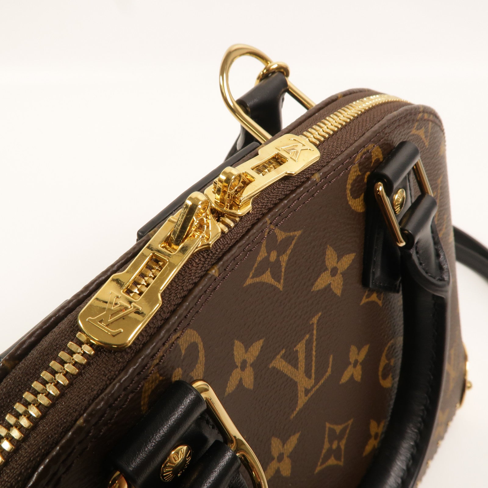 LOUIS VUITTON Monogram Alma BB Trunk手挽肩背兩用袋
