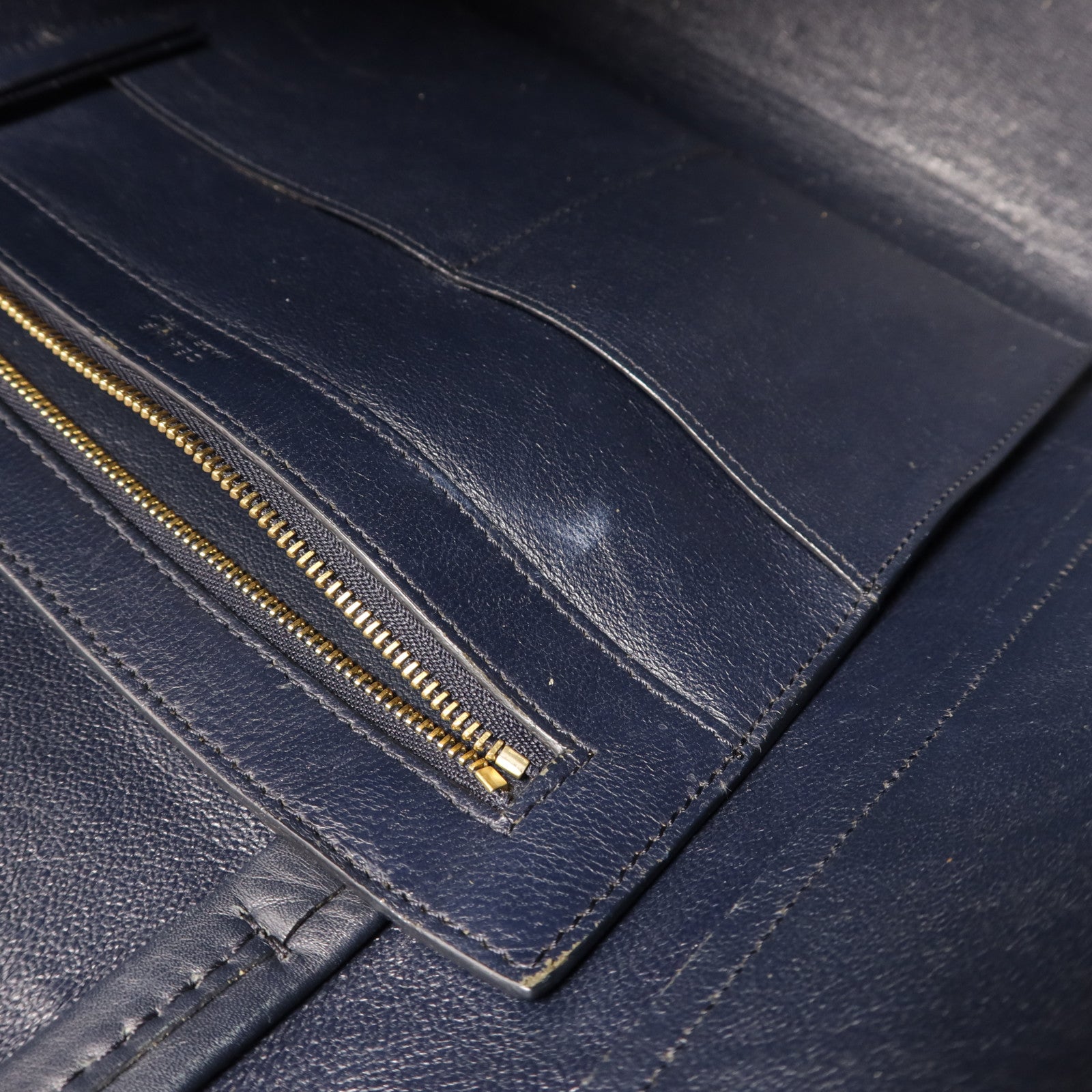 CELINE 牛皮皮革Small Cabas Phantom金扣肩背袋