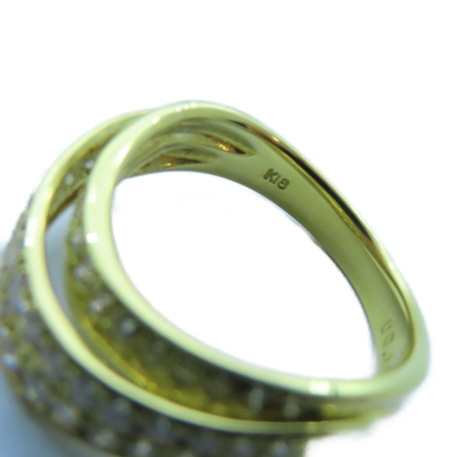 JEWELRY 18K黃金Diamond Ring 0.65ct鑽石戒指US#6
