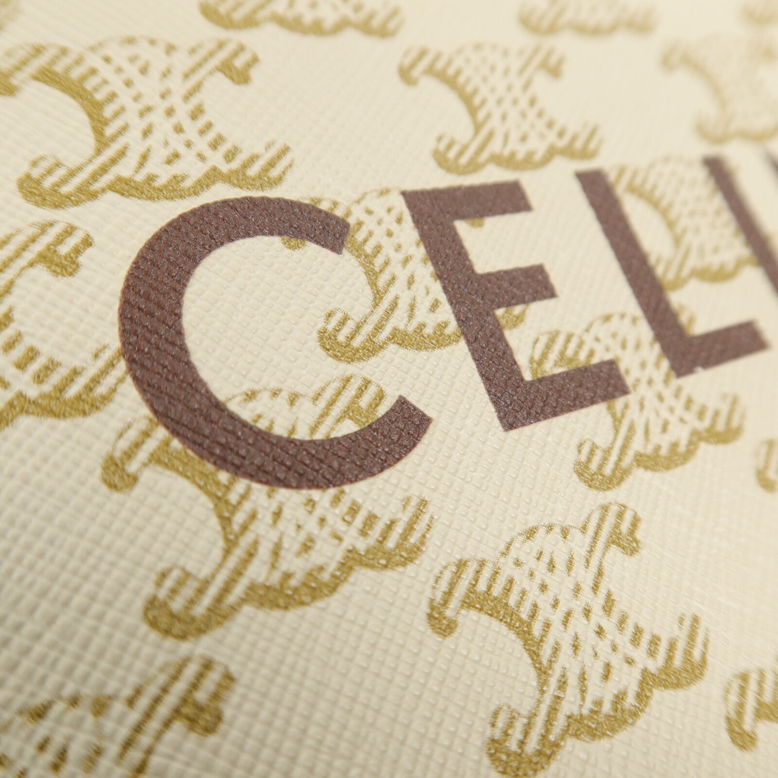 CELINE 塗層帆布Mini Vertical Cabas手挽肩背兩用袋