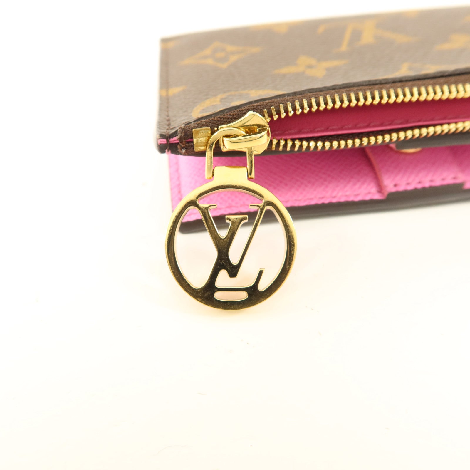 LOUIS VUITTON Monogram Lisa Wallet金扣錢包