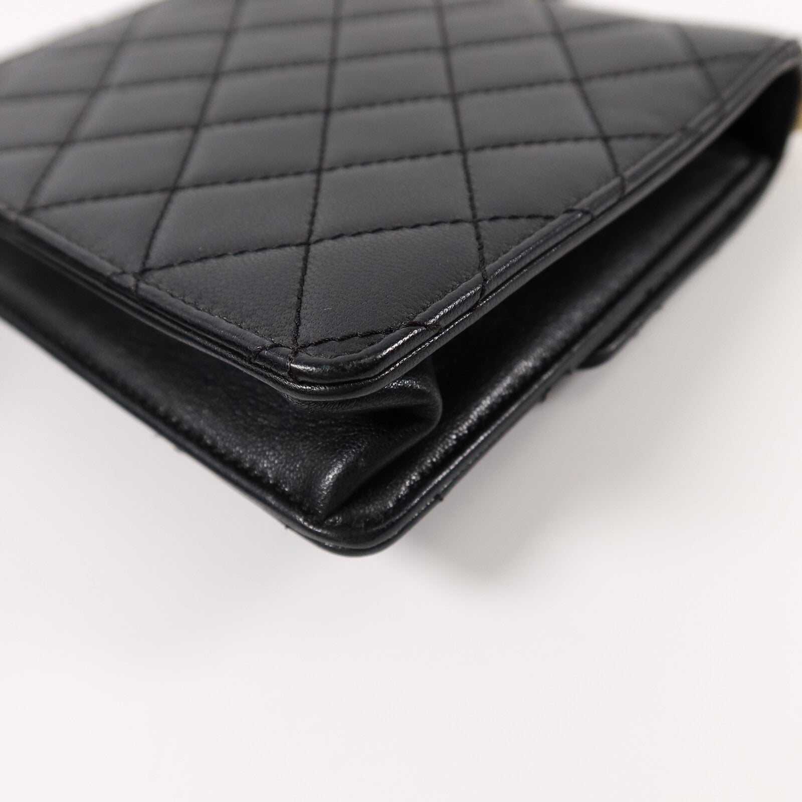 CHANEL 牛皮皮革Matelasse Pearl Chain Shoulder Bag鏈帶肩背袋