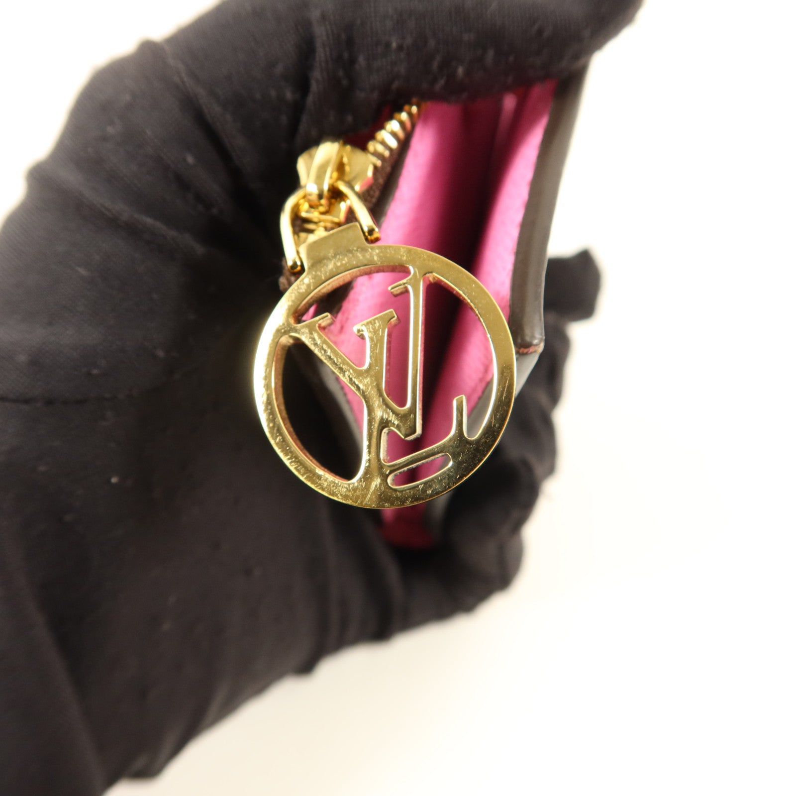LOUIS VUITTON Monogram Lisa Wallet金扣錢包
