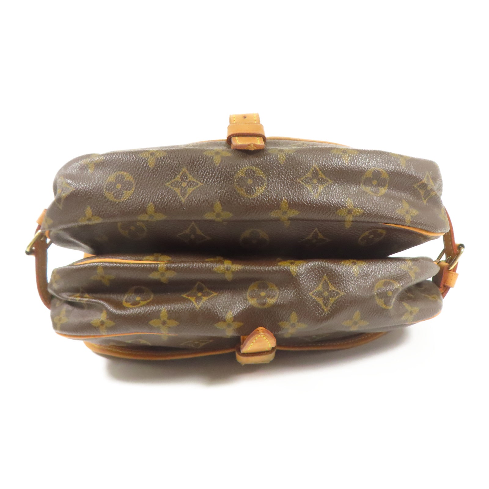 LOUIS VUITTON LV GHW Saumur 30 Shoulder Bag M42256 Monogram Brown