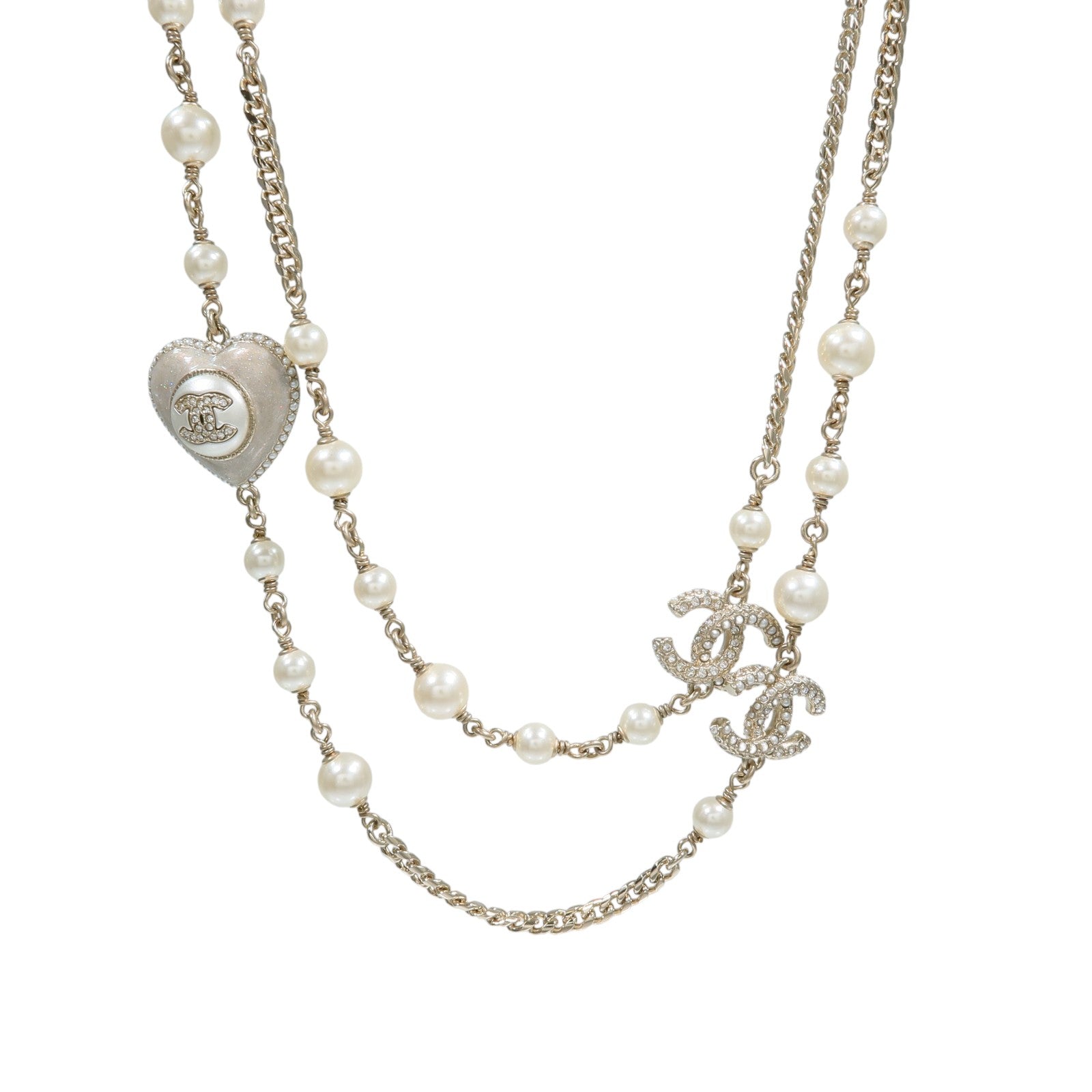 CHANEL PVC/金屬Necklace項鍊