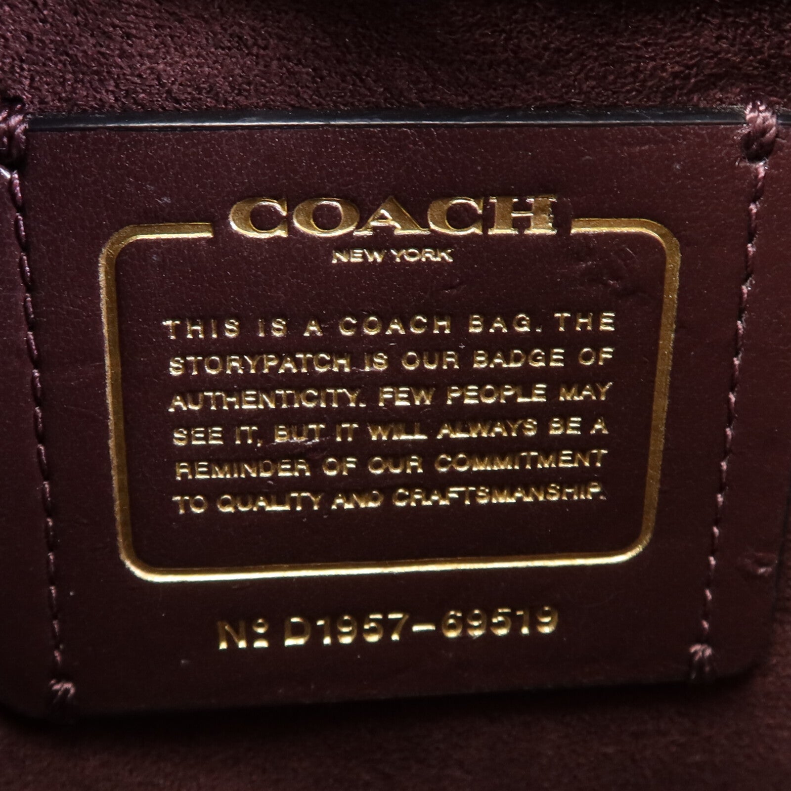 COACH 牛皮皮革2 Way Shoulder Bag金扣鏈帶手挽肩背兩用袋