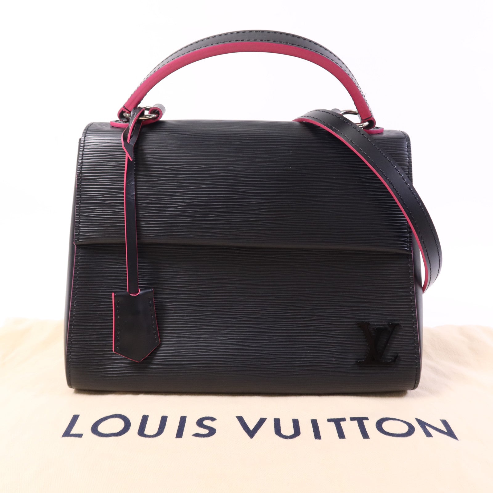 LOUIS VUITTON 【激減優惠】Epi Cluny BB銀扣手挽肩背兩用袋