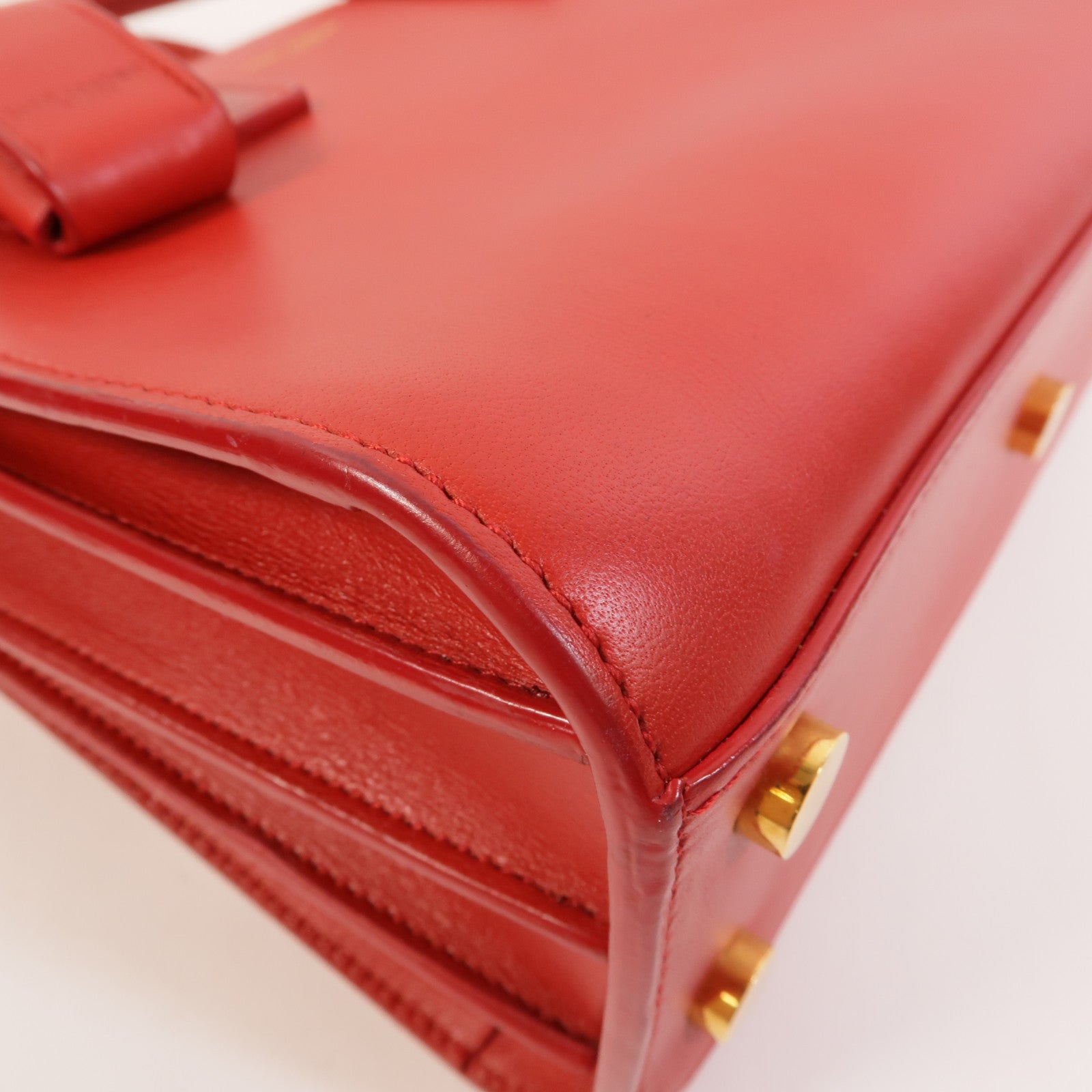 SAINT LAURENT 牛皮皮革Sac De Jour Nano手挽肩背兩用袋