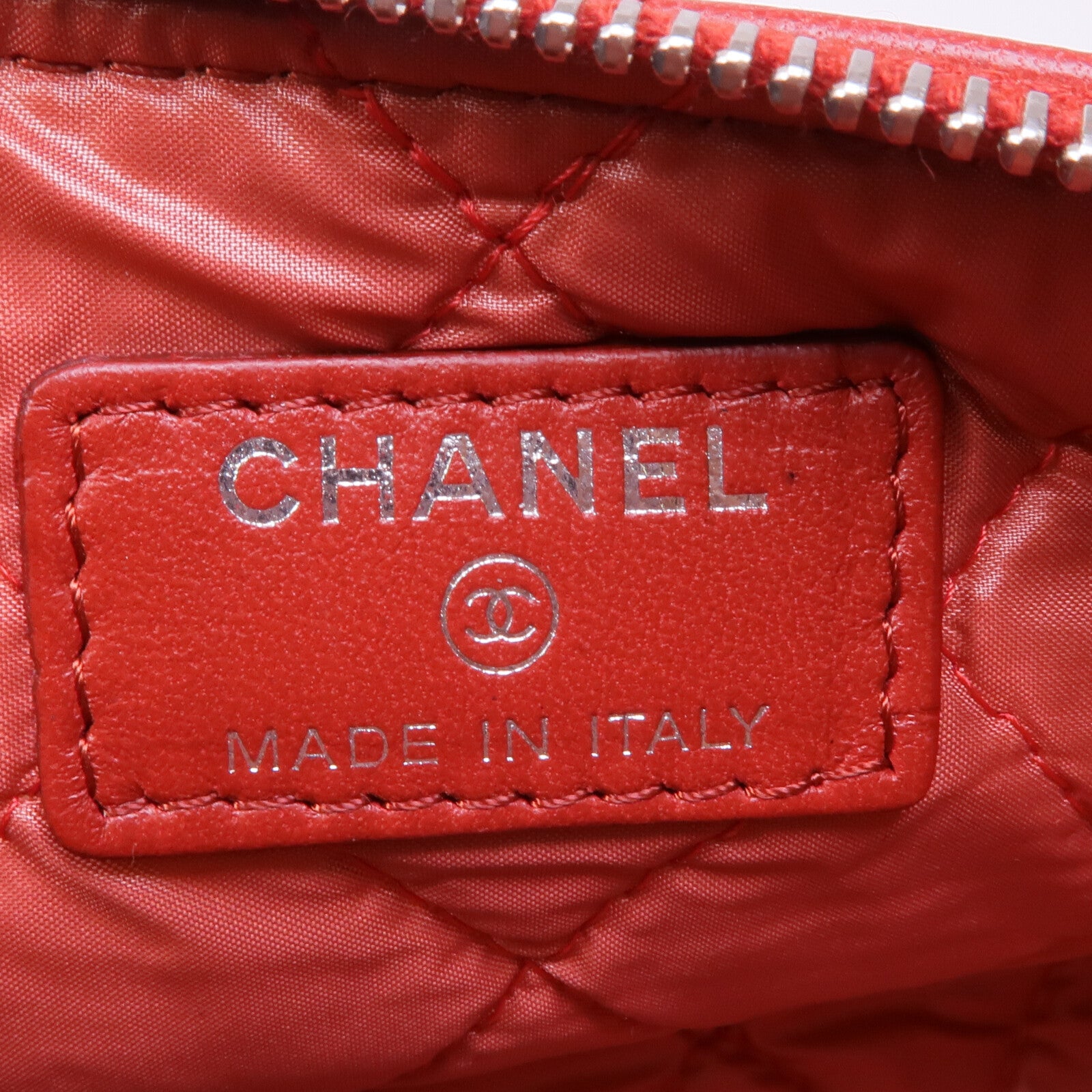 CHANEL 羊皮皮革Clutch Bag銀扣手拿包