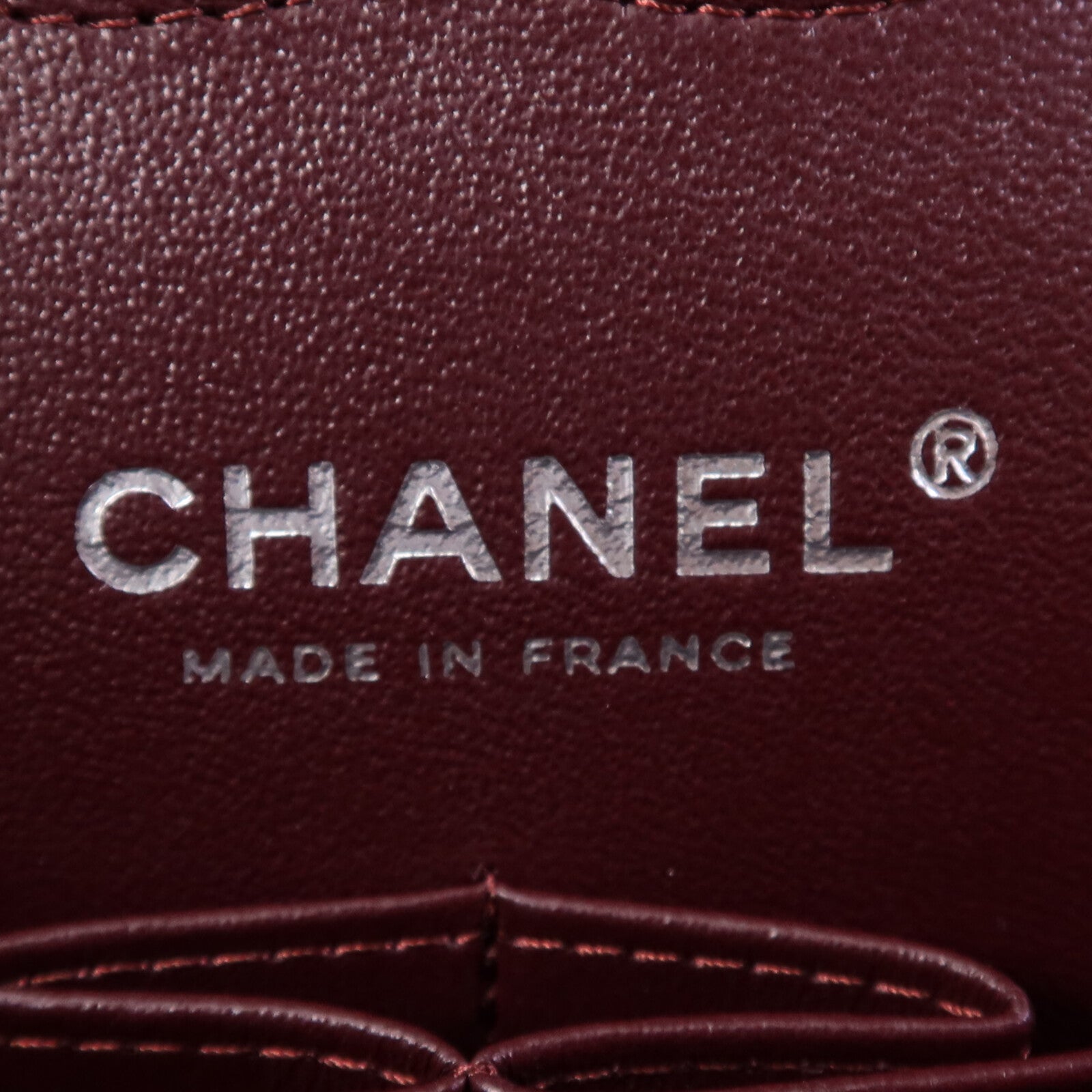 CHANEL 牛皮皮革Classic 25銀扣鏈帶肩背袋