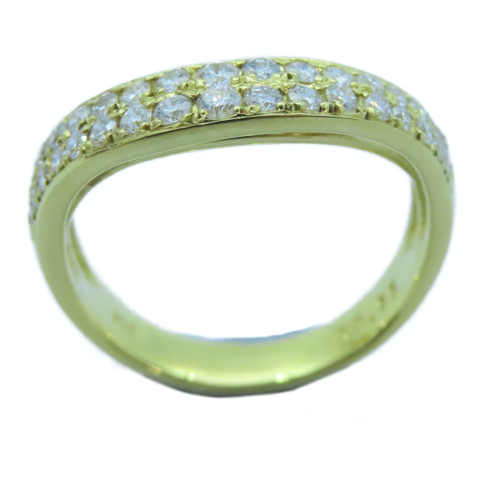 JEWELRY 18K黃金Diamond Ring 0.65ct鑽石戒指US#6