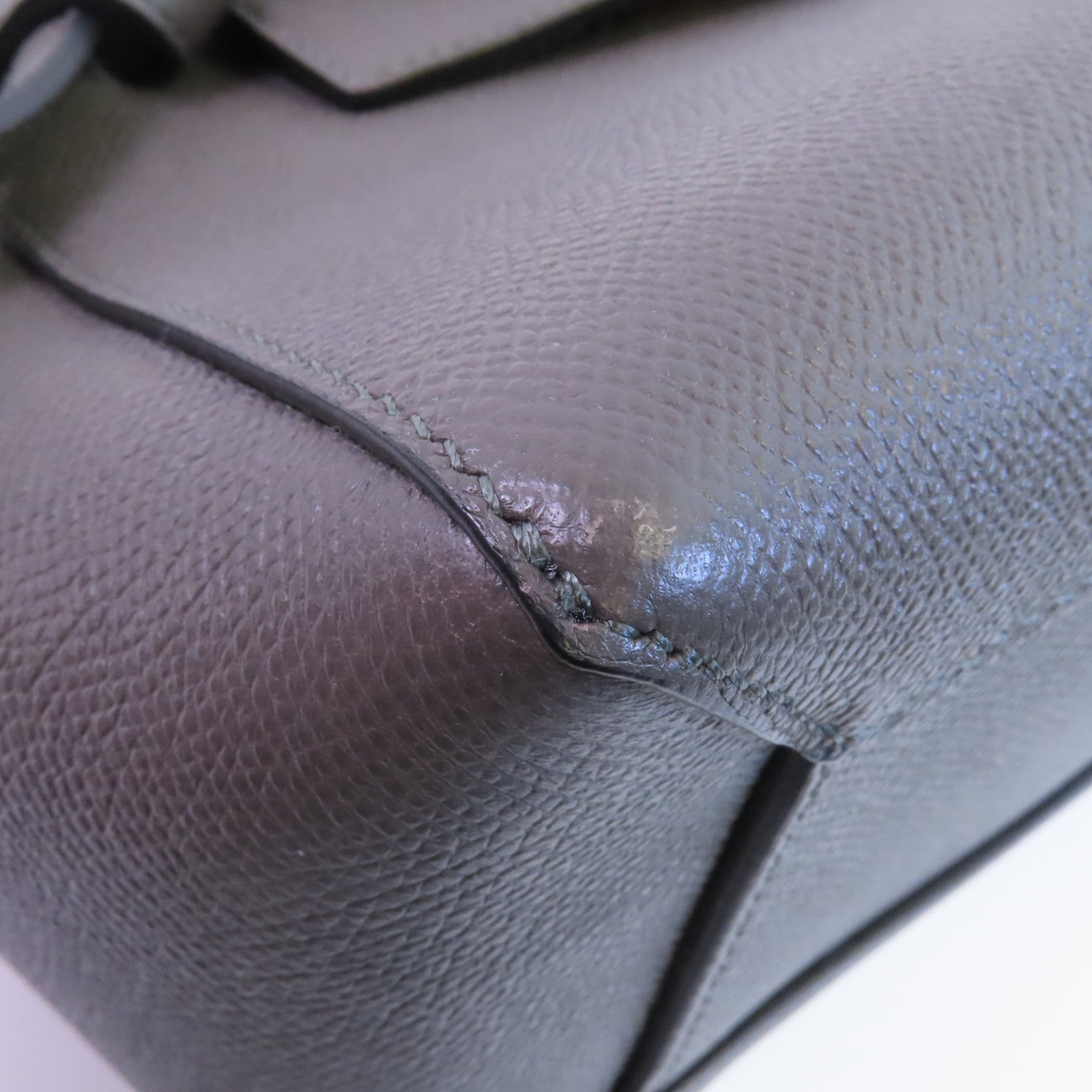 CELINE 牛皮皮革Micro Belt Bag金扣手挽肩背兩用袋