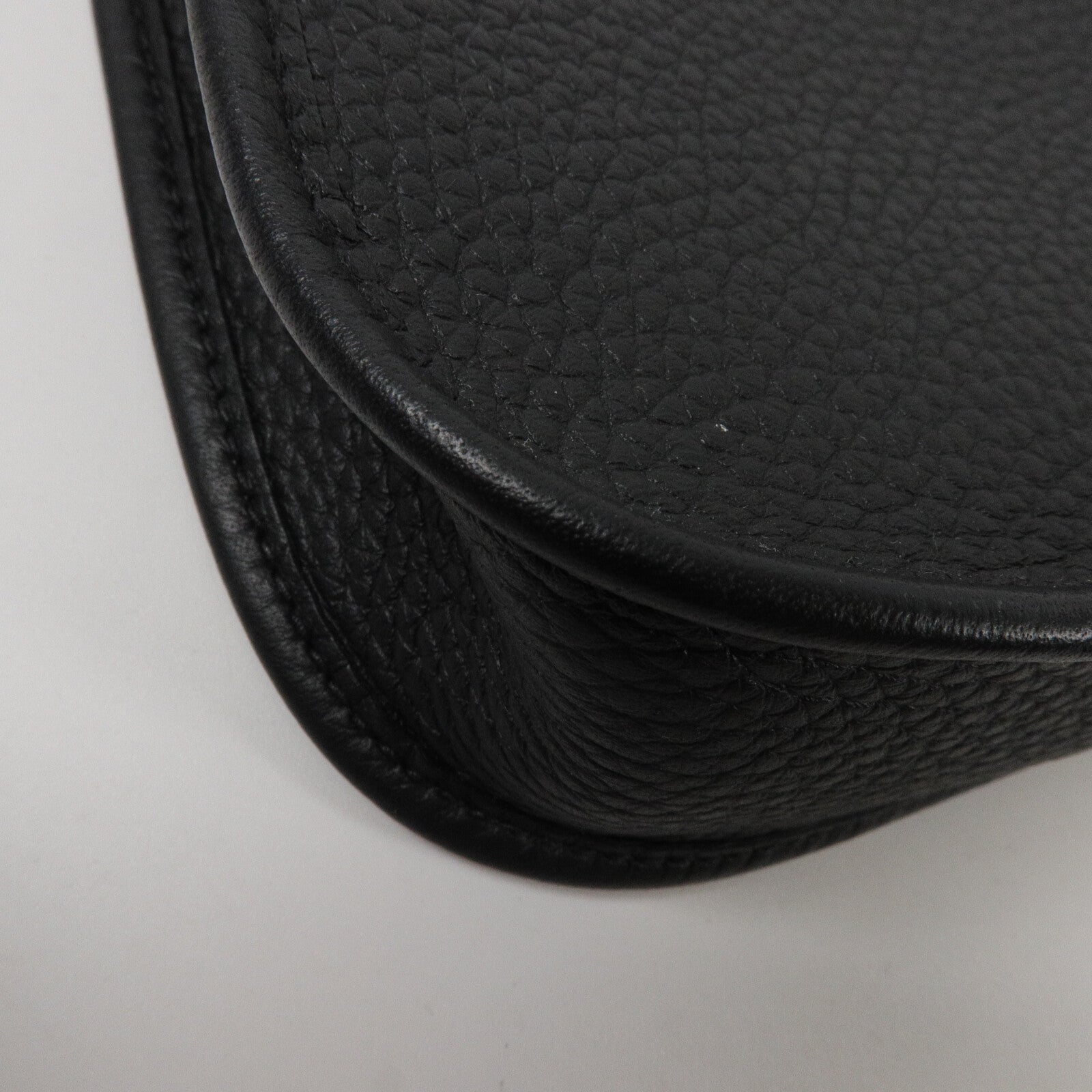 HERMES Clemence皮革Evelyne TPM肩背袋Noir