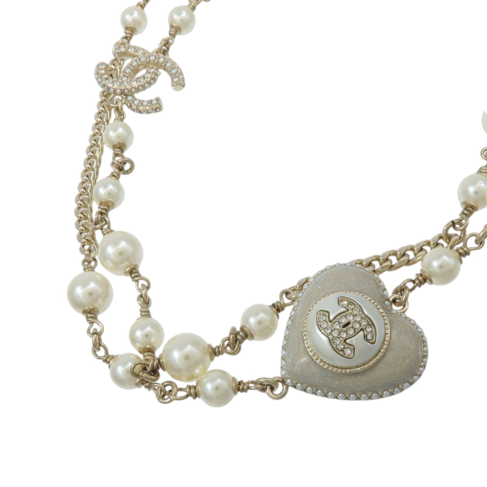 CHANEL PVC/金屬Necklace項鍊