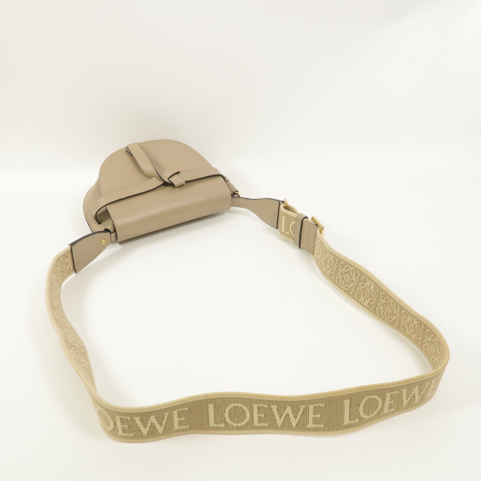 LOEWE 牛皮皮革Mini Gate肩背袋