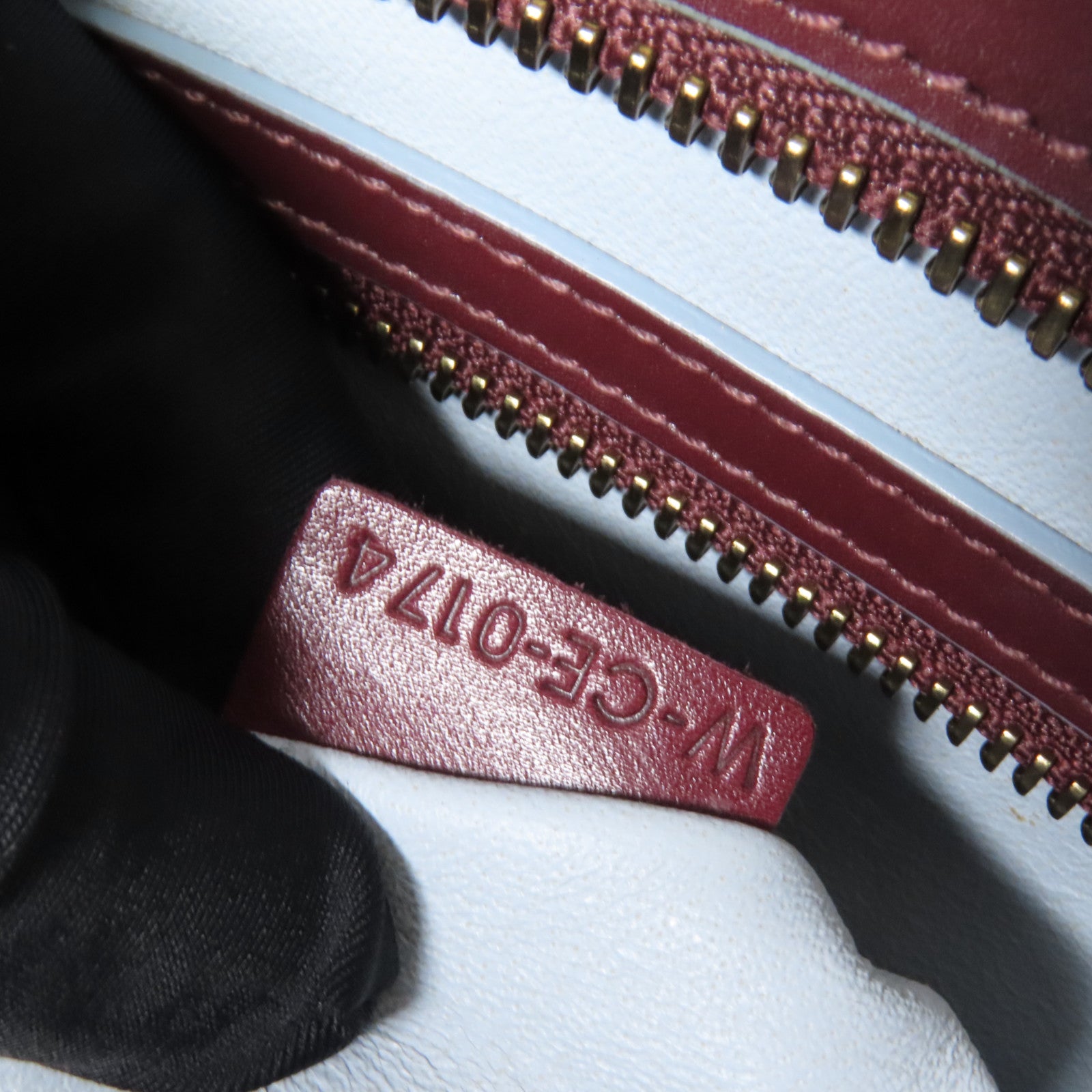 CELINE 牛皮皮革Mini Luggage金扣手挽袋