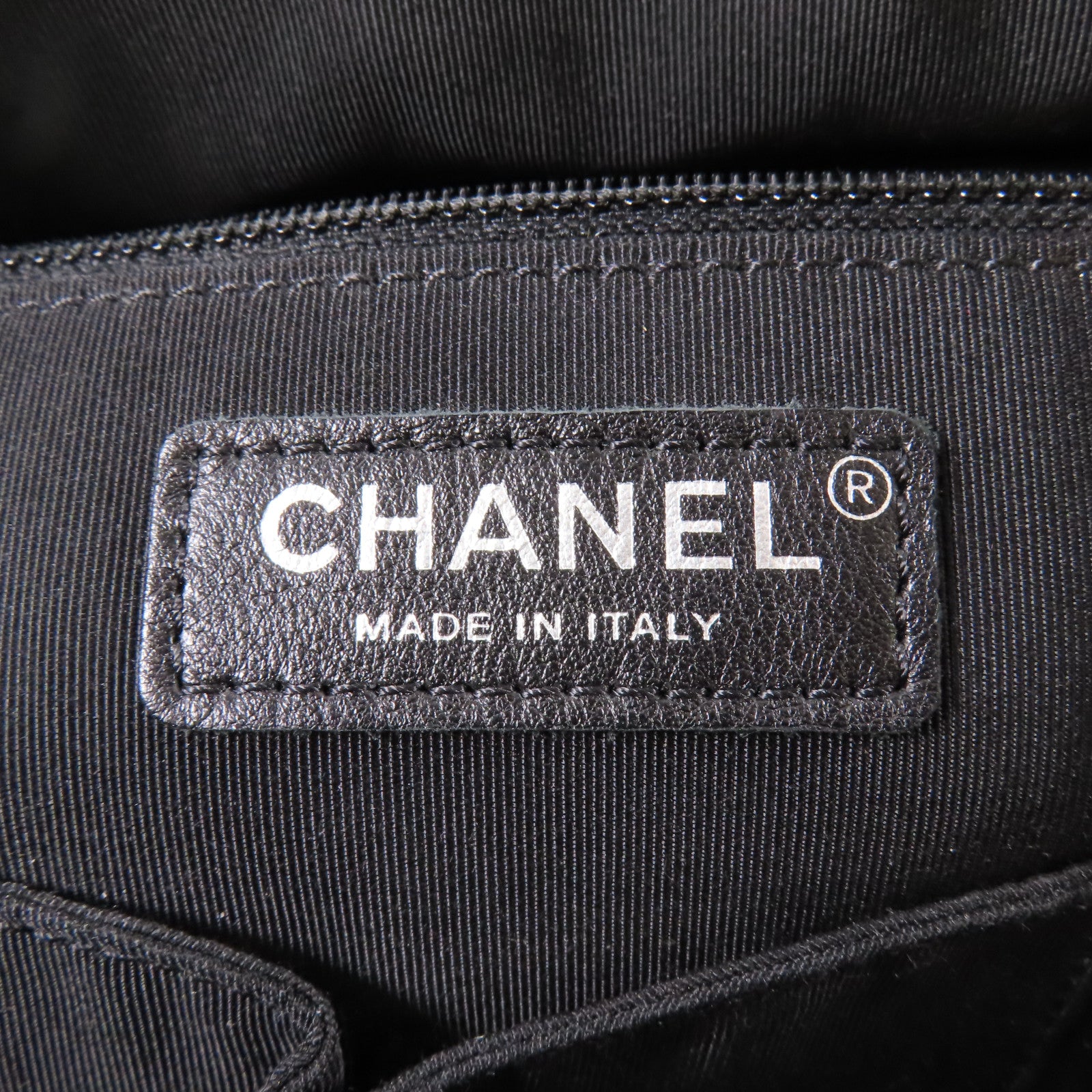 CHANEL CC SHW Backpack Calfskin Black