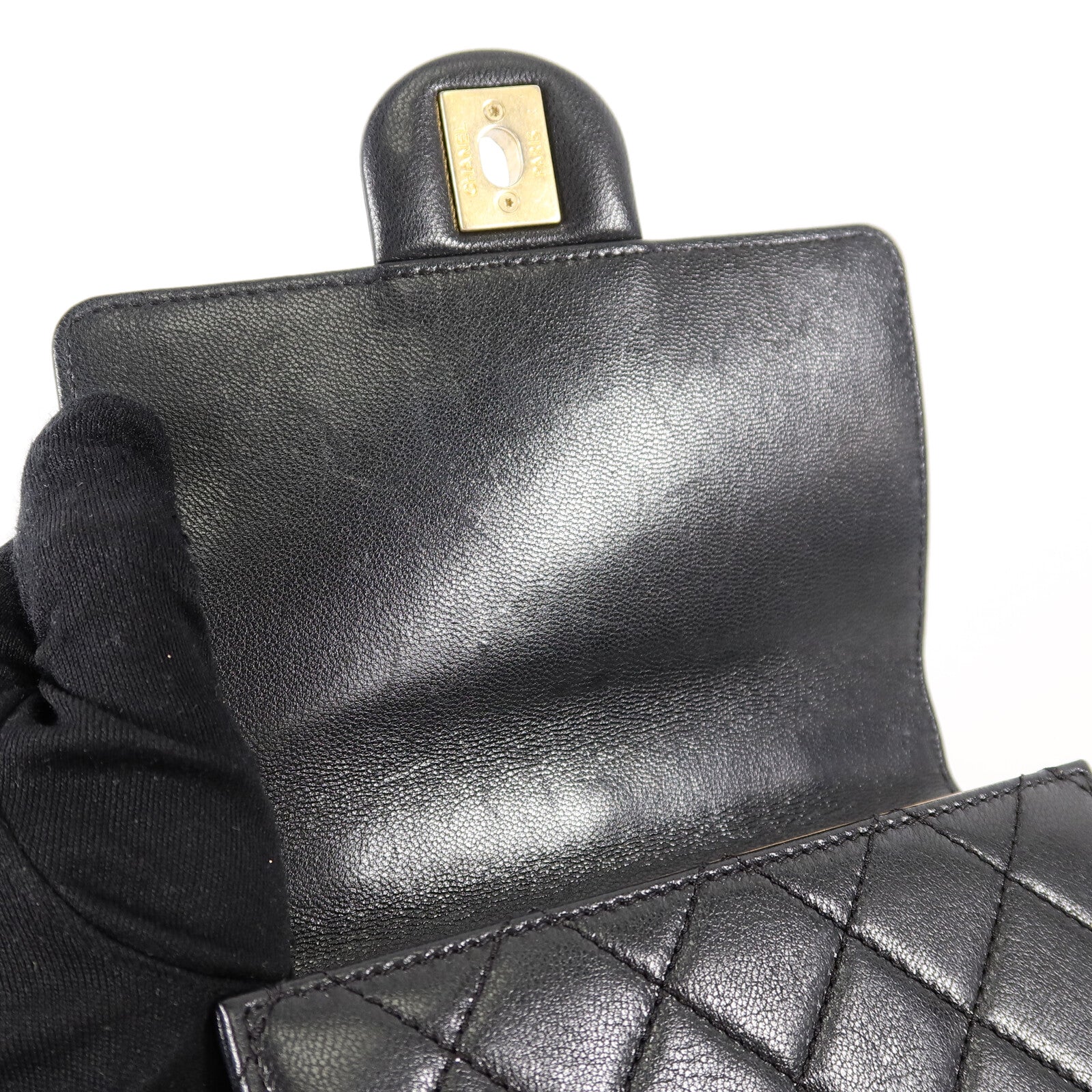 CHANEL 牛皮皮革Matelasse Pearl Chain Shoulder Bag鏈帶肩背袋