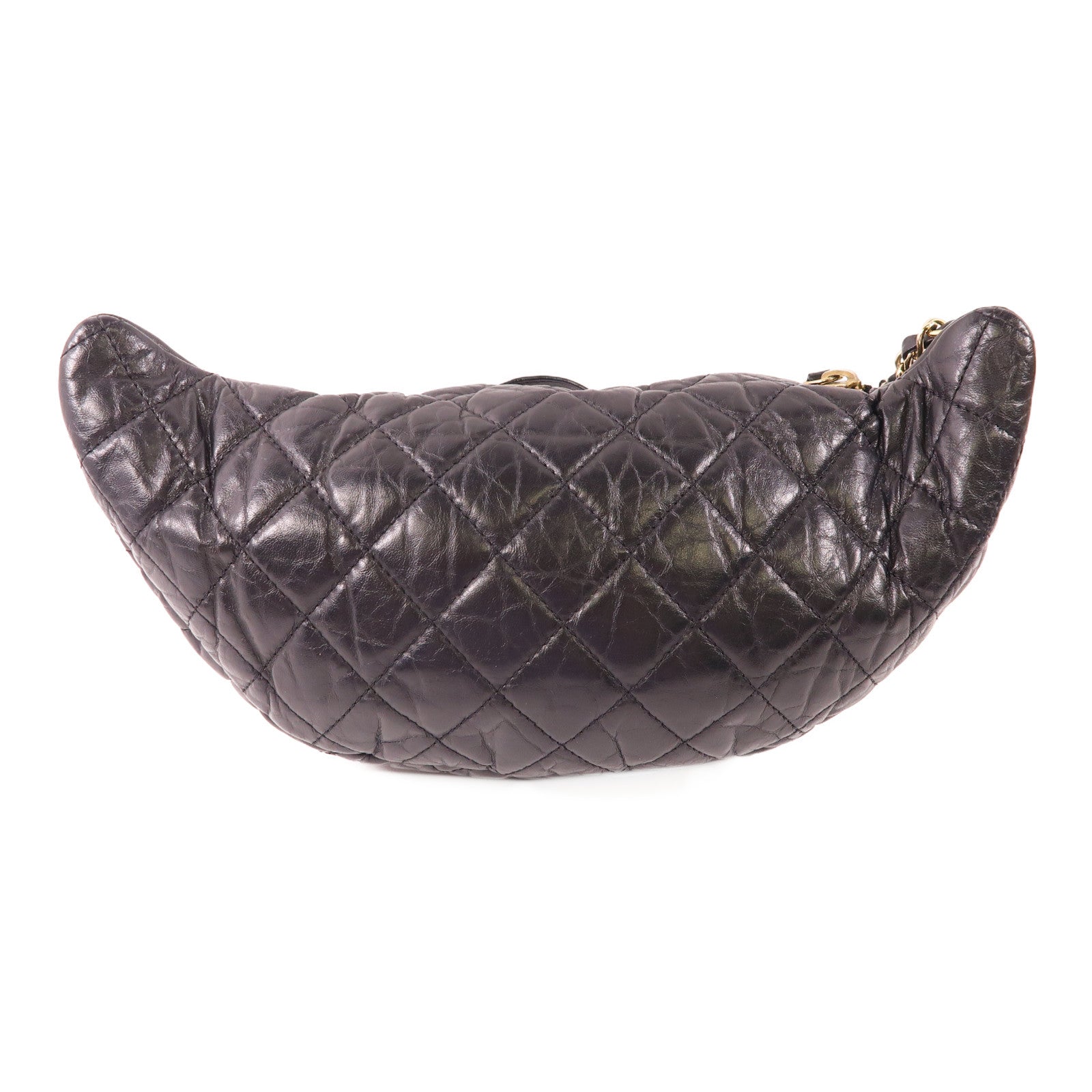 CHANEL 牛皮皮革Waist Bag金扣腰包