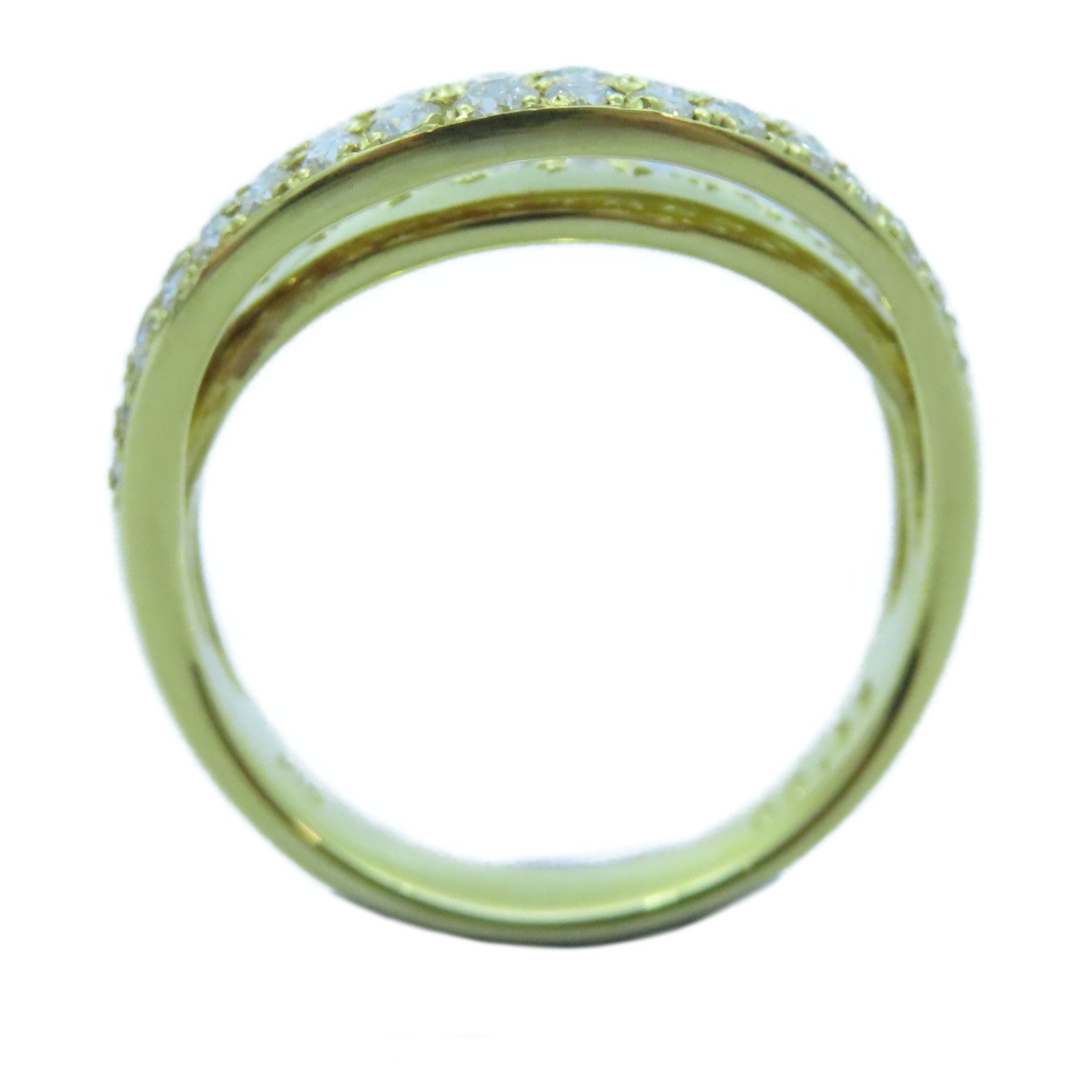 JEWELRY 18K黃金Diamond Ring 0.65ct鑽石戒指US#6