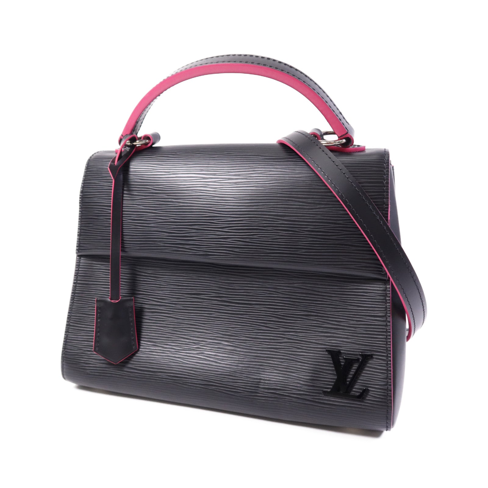 LOUIS VUITTON 【激減優惠】Epi Cluny BB銀扣手挽肩背兩用袋