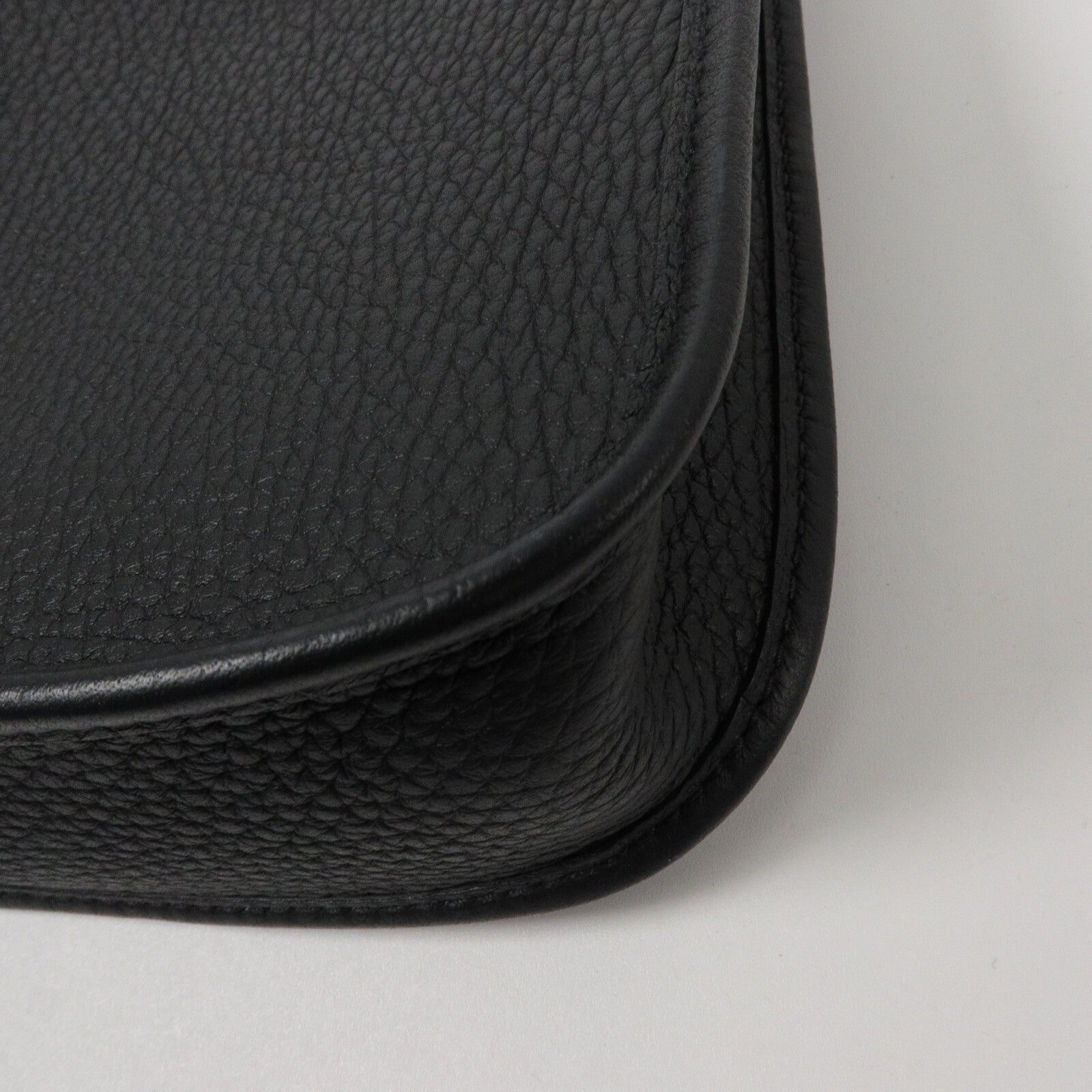 HERMES Clemence皮革Evelyne TPM肩背袋Noir