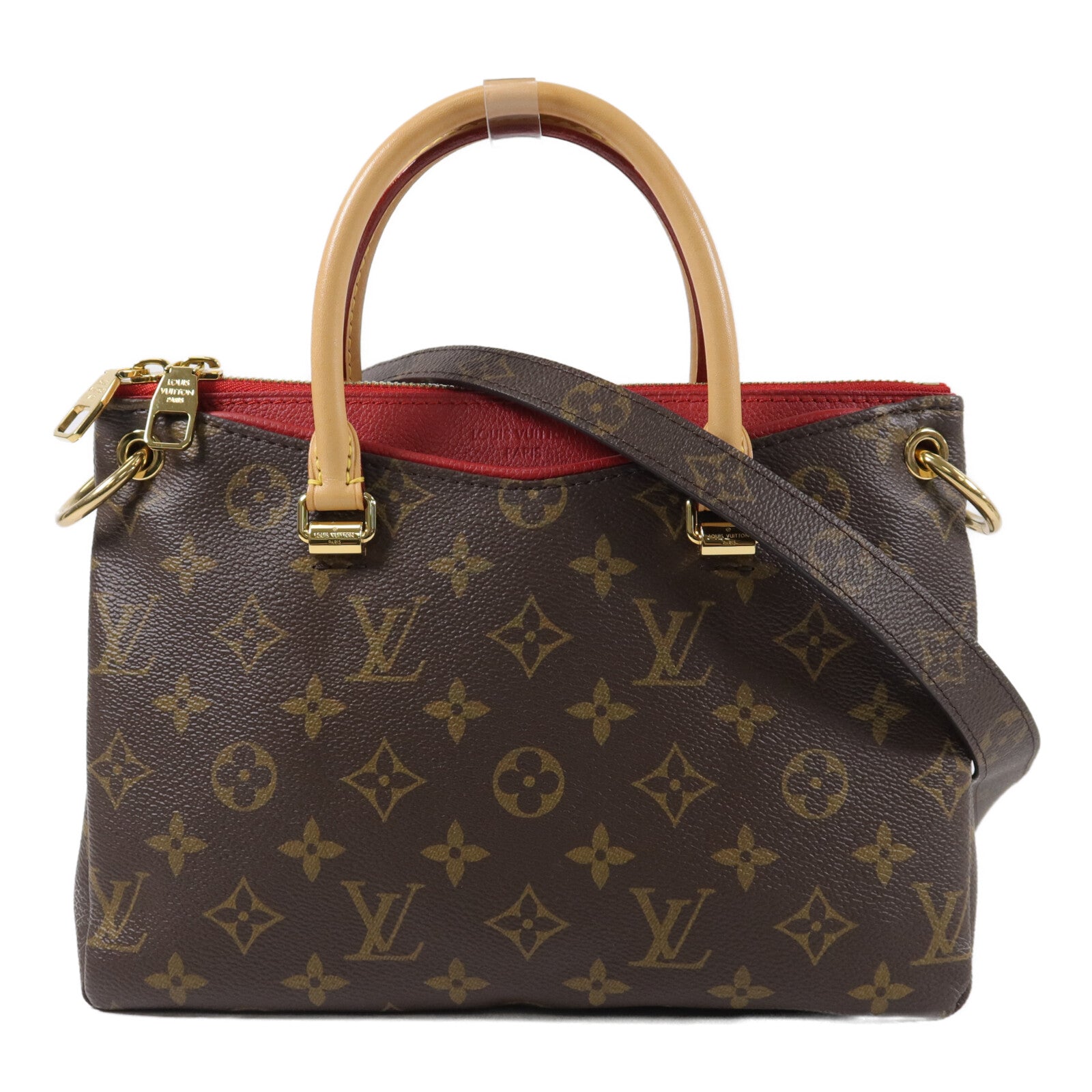 LOUIS VUITTON Monogram Pallas BB手挽肩背兩用袋