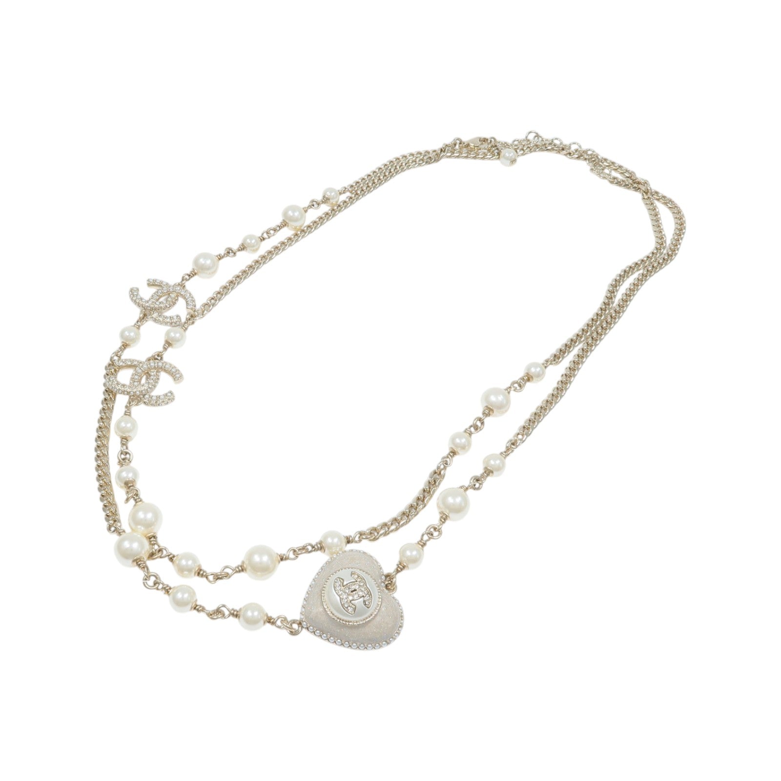 CHANEL PVC/金屬Necklace項鍊