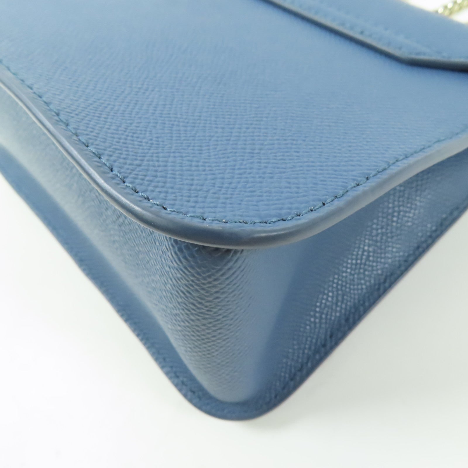 Furla 牛皮皮革Chain Shoulder金扣鏈帶肩背袋