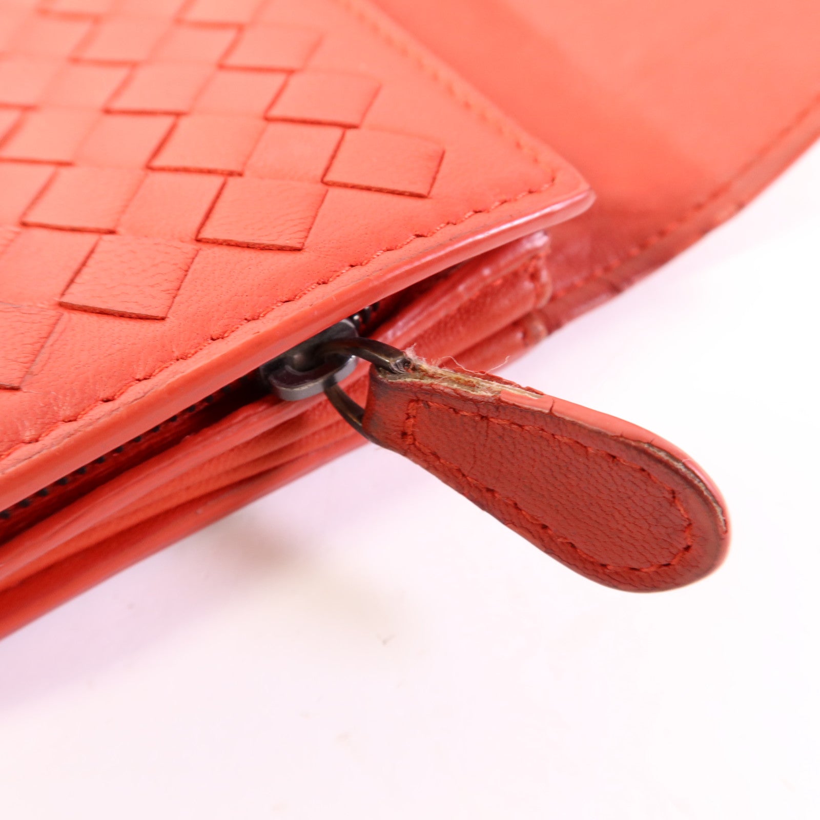 BOTTEGA VENETA 【激減優惠】牛皮皮革Long Bifold Wallet長錢包