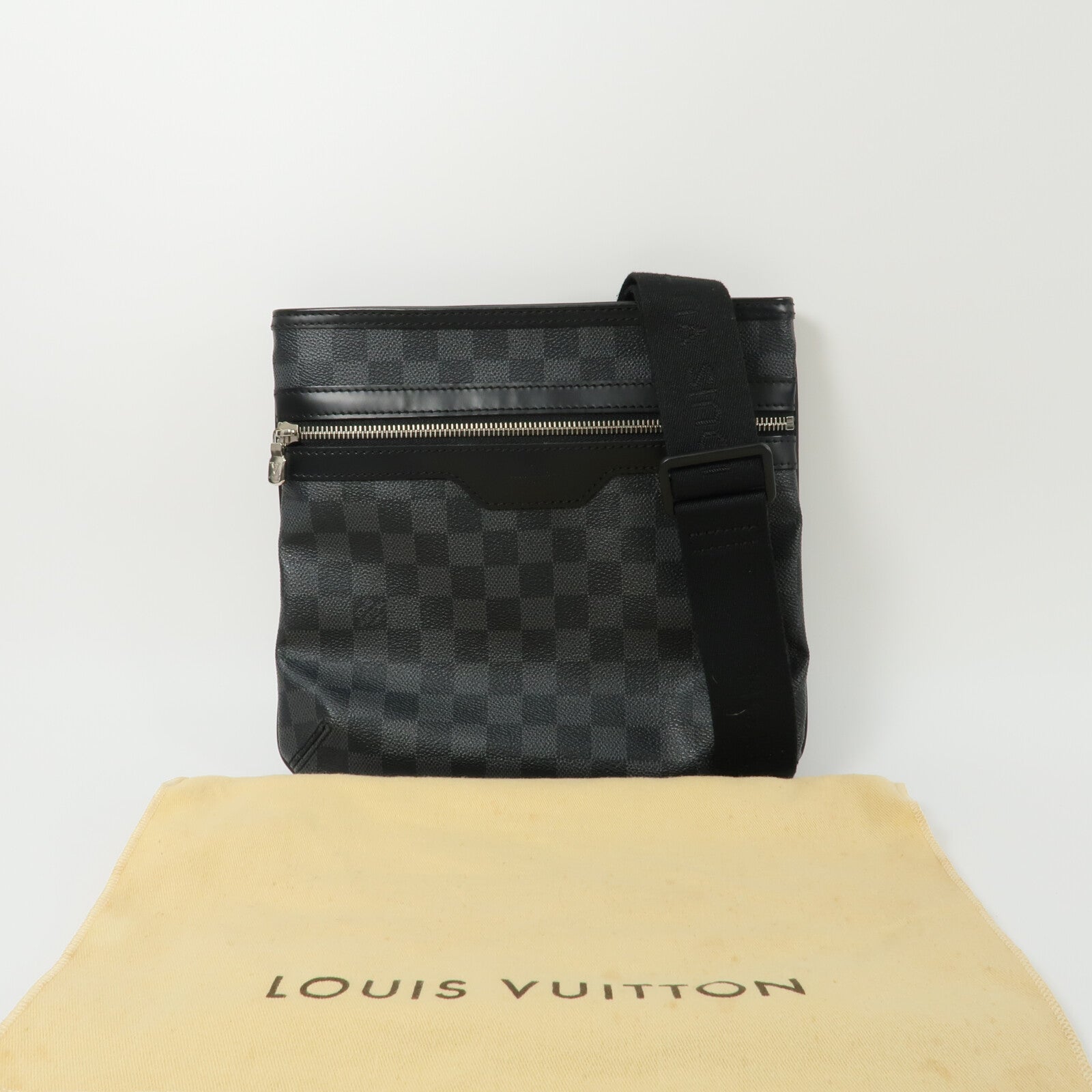 LOUIS VUITTON Damier Graphite Thomas Messenger肩背袋