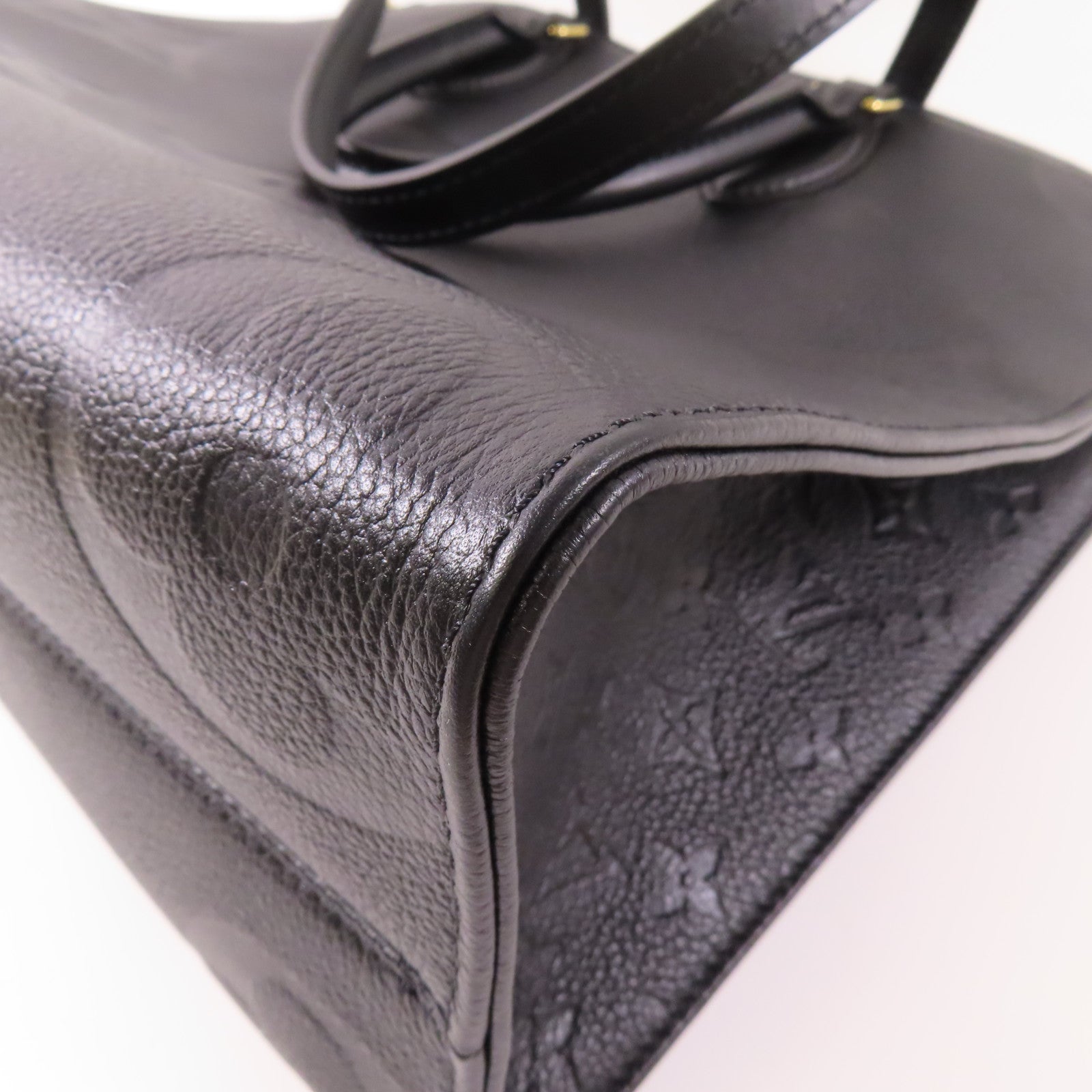 LOUIS VUITTON Monogram Empreinte On The Go金扣手挽肩背兩用袋