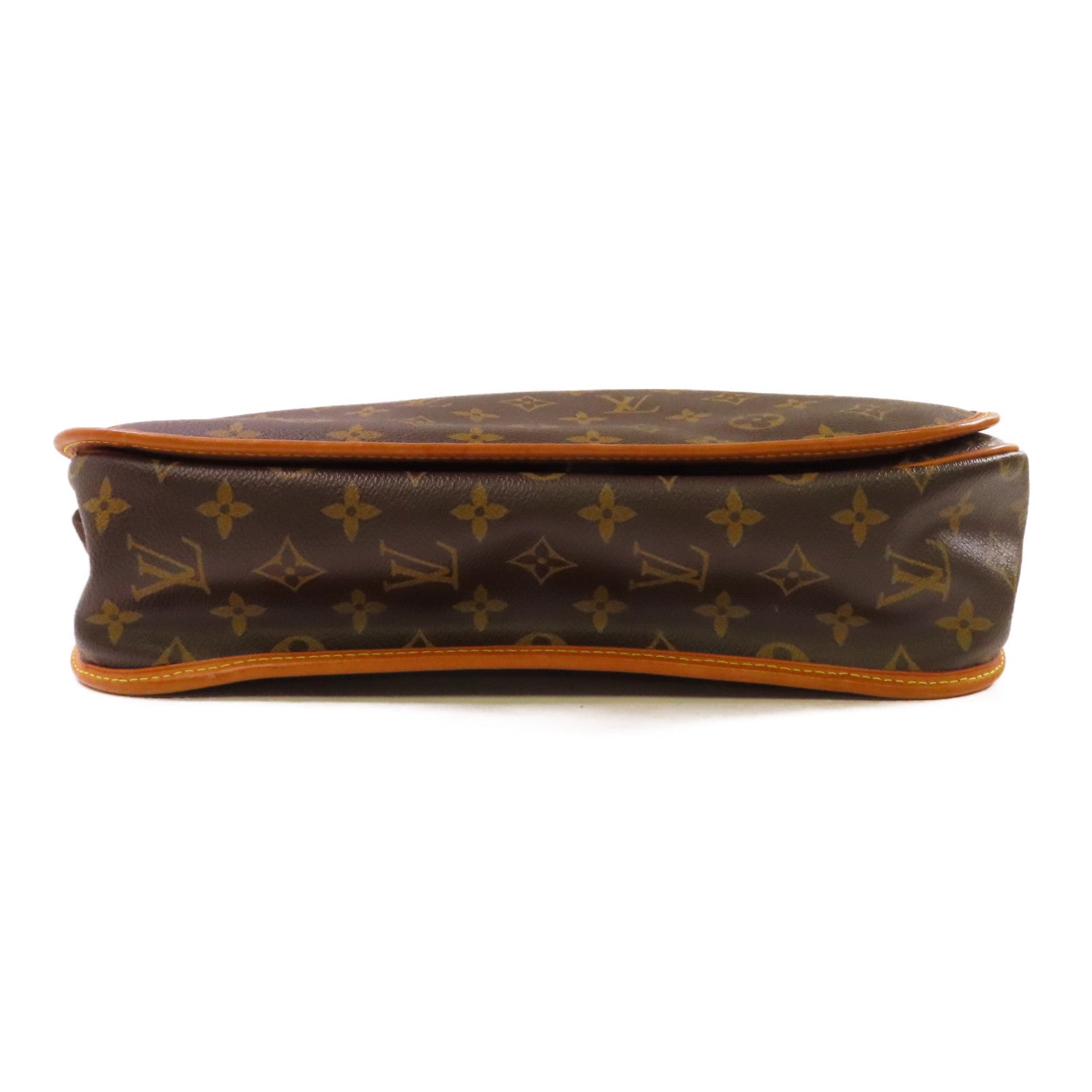LOUIS VUITTON Monogram Bosphore GM Shoulder Bag金扣肩背袋啡色