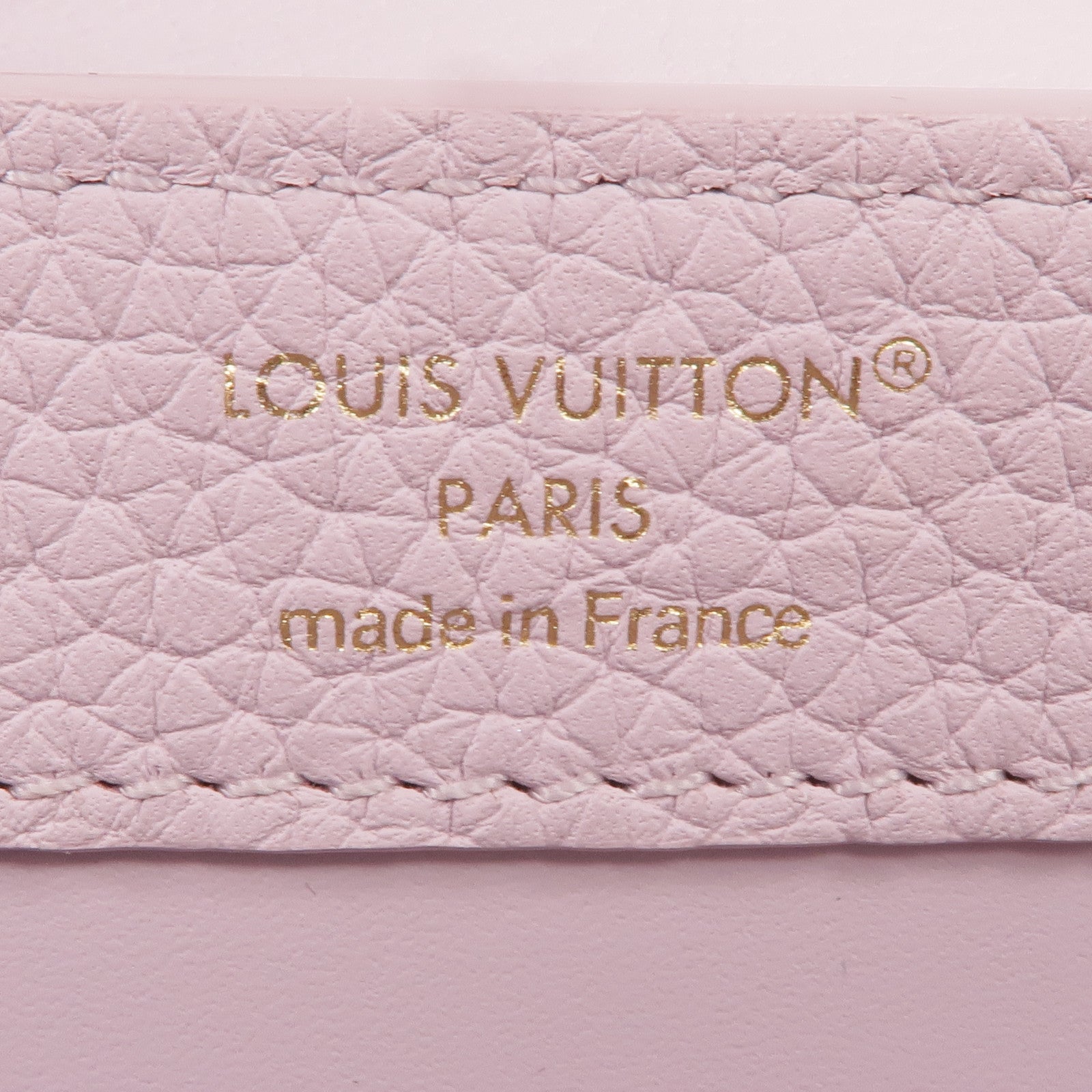 LOUIS VUITTON 牛皮皮革Capucines East West Mini Shoulder Bag金扣手挽肩背兩用袋