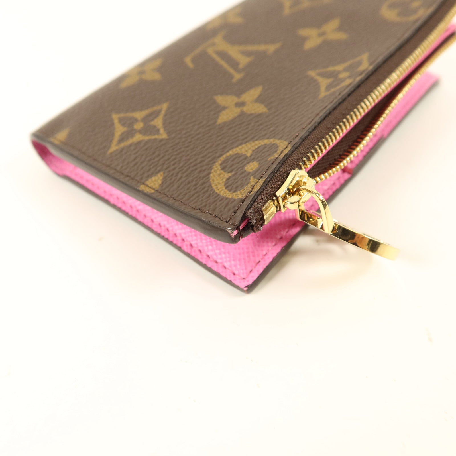 LOUIS VUITTON Monogram Lisa Wallet金扣錢包