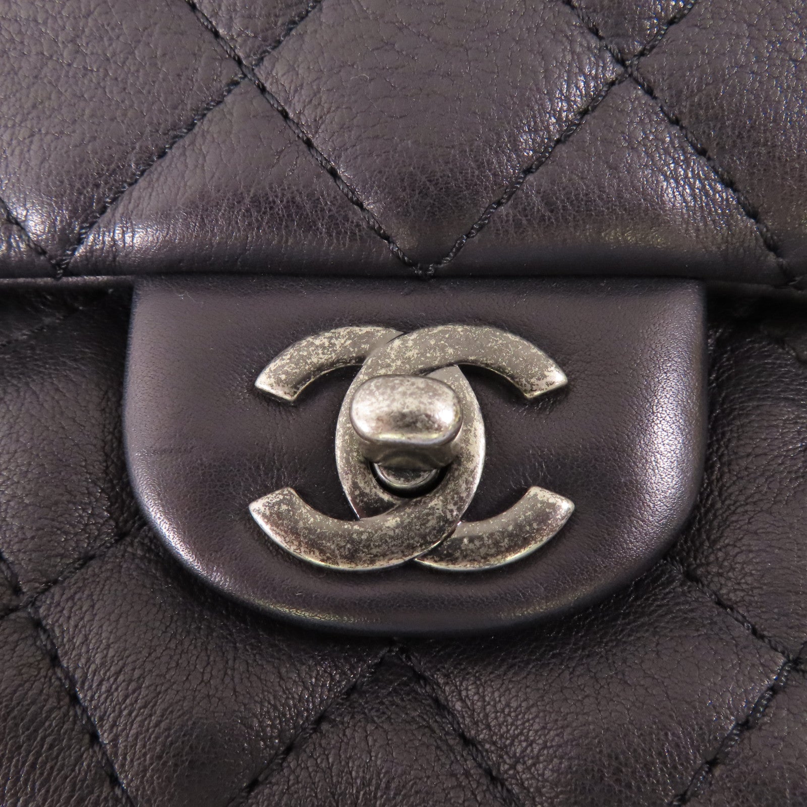 CHANEL CC SHW Backpack Calfskin Black