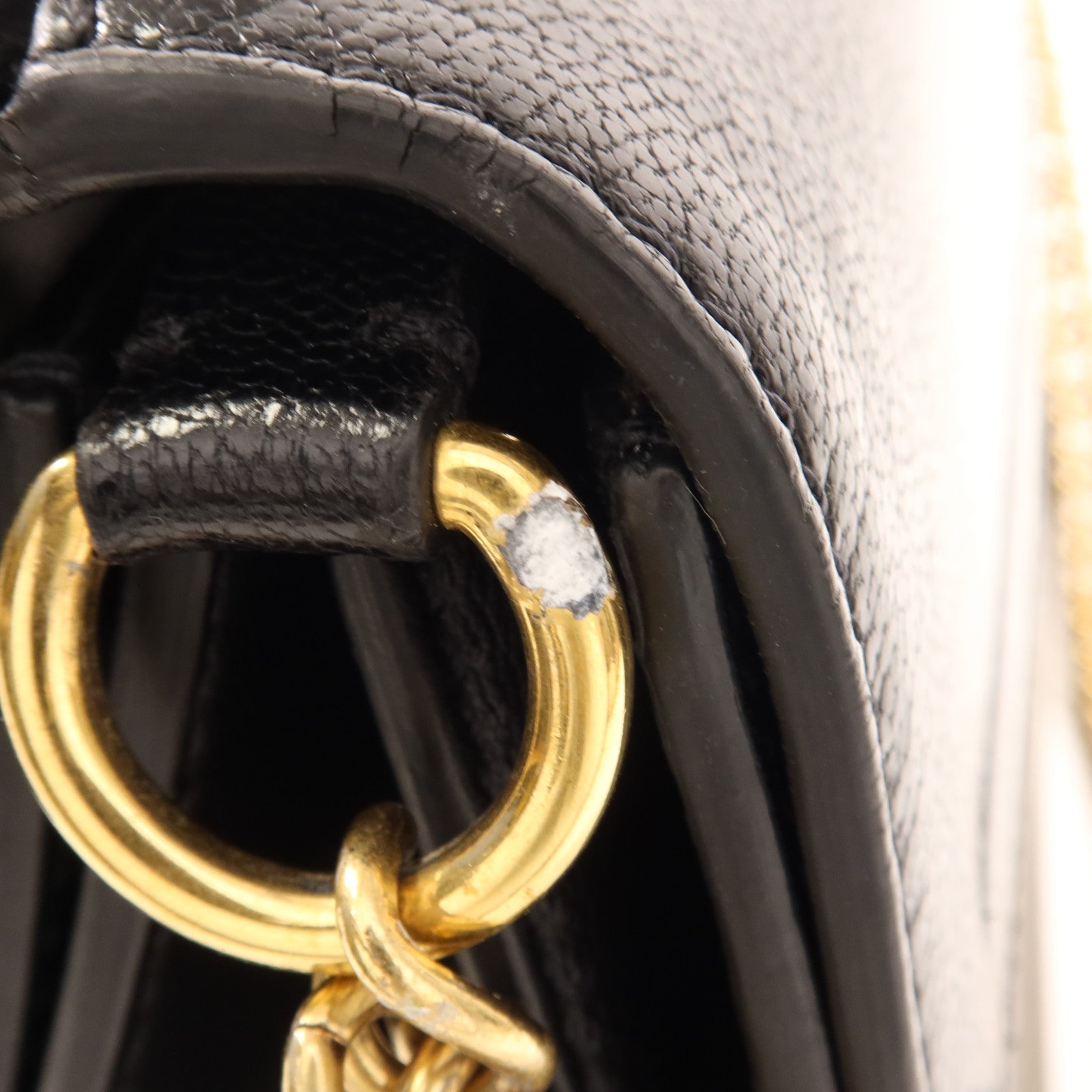 GIVENCHY 皮革Shoulder Bag金扣手挽肩背兩用袋