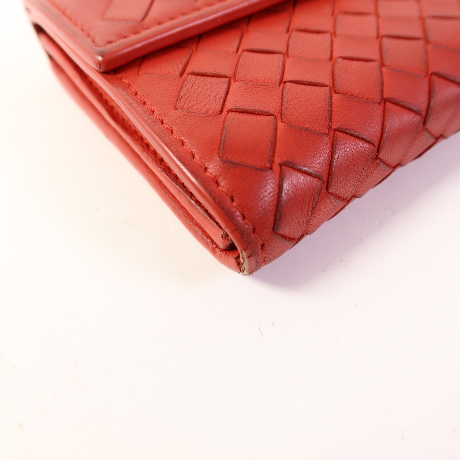 BOTTEGA VENETA 【激減優惠】牛皮皮革Long Bifold Wallet長錢包