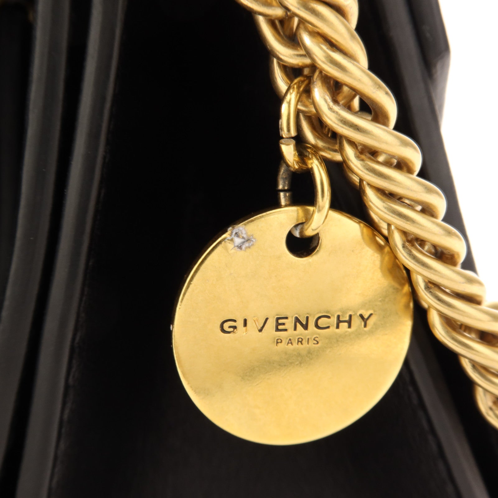 GIVENCHY 【激減優惠】皮革Shoulder Bag金扣手挽肩背兩用袋