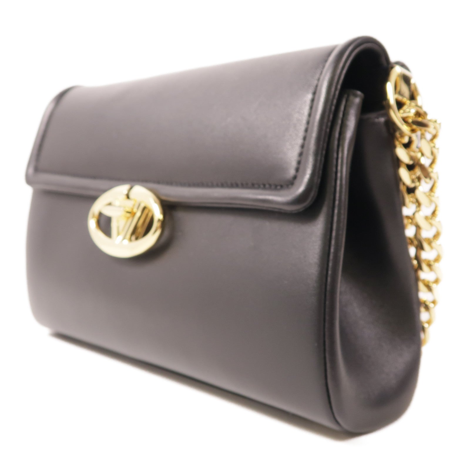 Valentino 【激減優惠】牛皮皮革VLogo Signature Bag金扣肩背袋