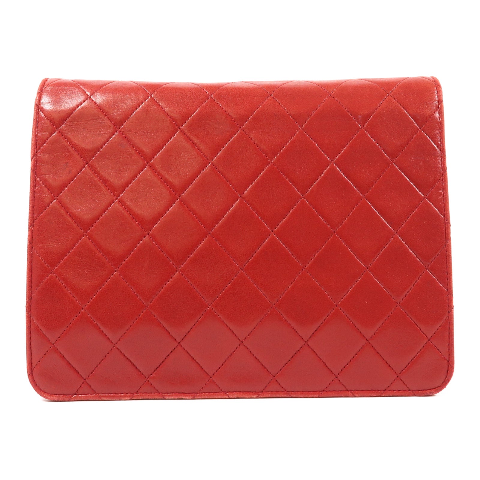 CHANEL 羊皮皮革Chain Shoulder金扣鏈帶肩背袋